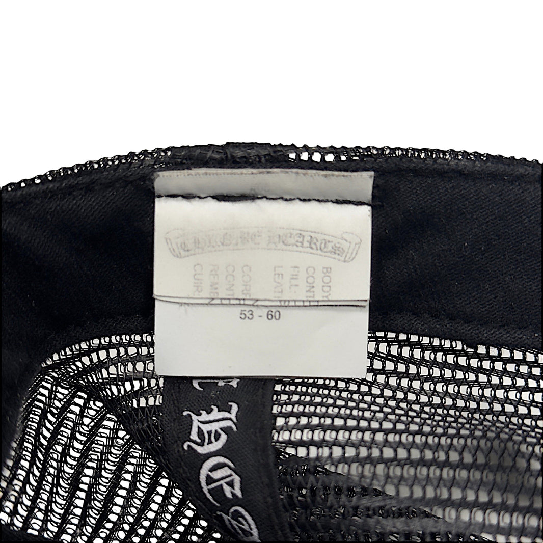 Chrome Hearts White Cemetery Cross Patch Hat Authenticated Designer