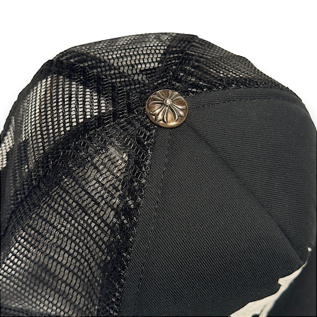 Chrome Hearts White Cemetery Cross Patch Hat Verified YP Collective