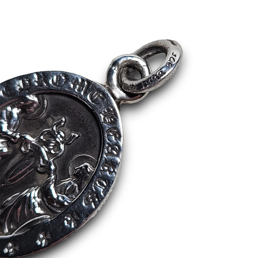 Chrome Hearts Angel Medallion Oval Pendant Archival