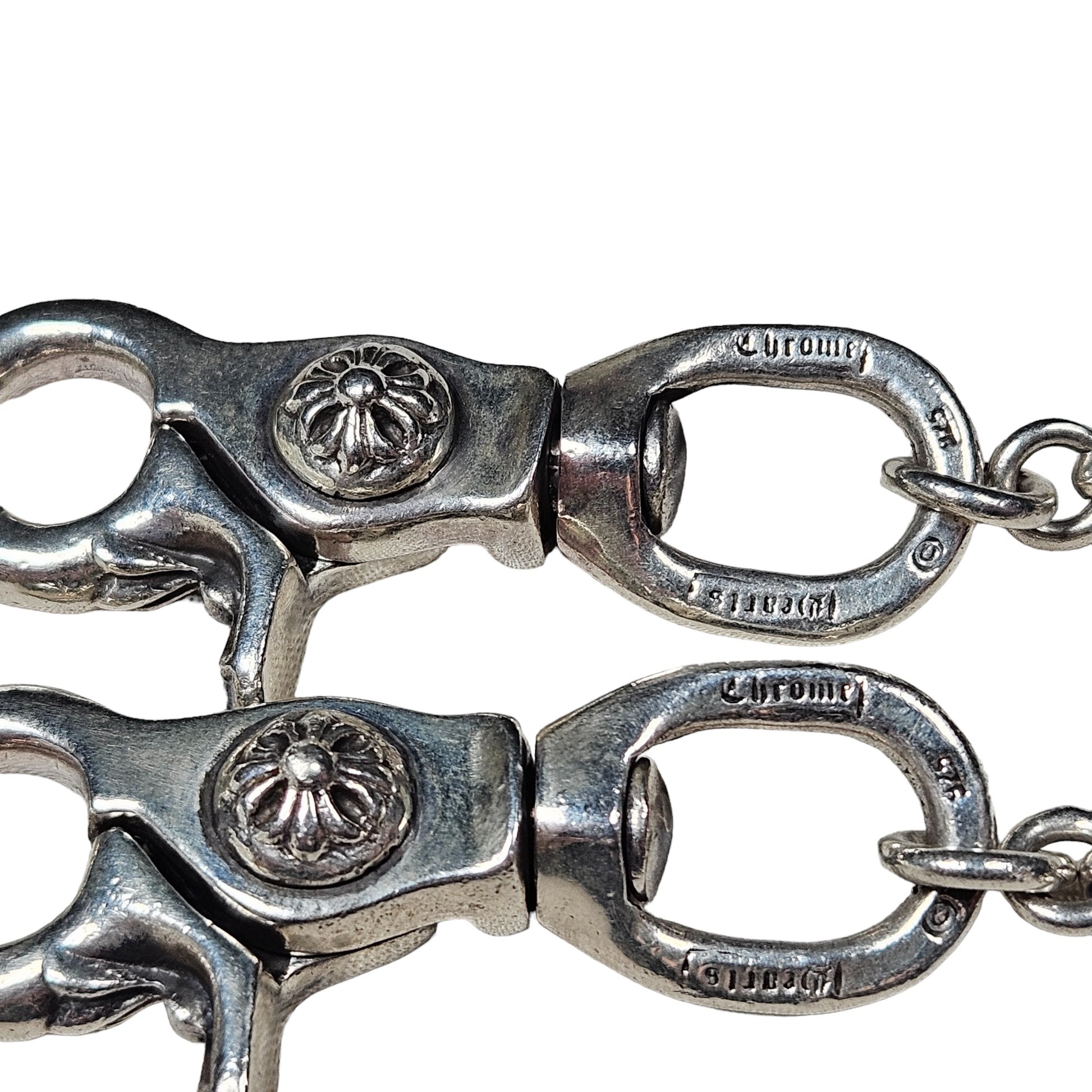 Chrome Hearts long cross ball Wallet Chain