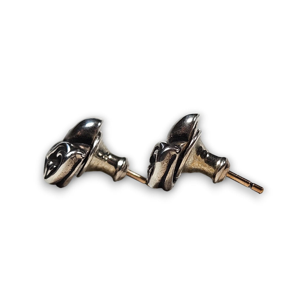 Chrome Hearts CH Vine Heart Stud Earring Archival