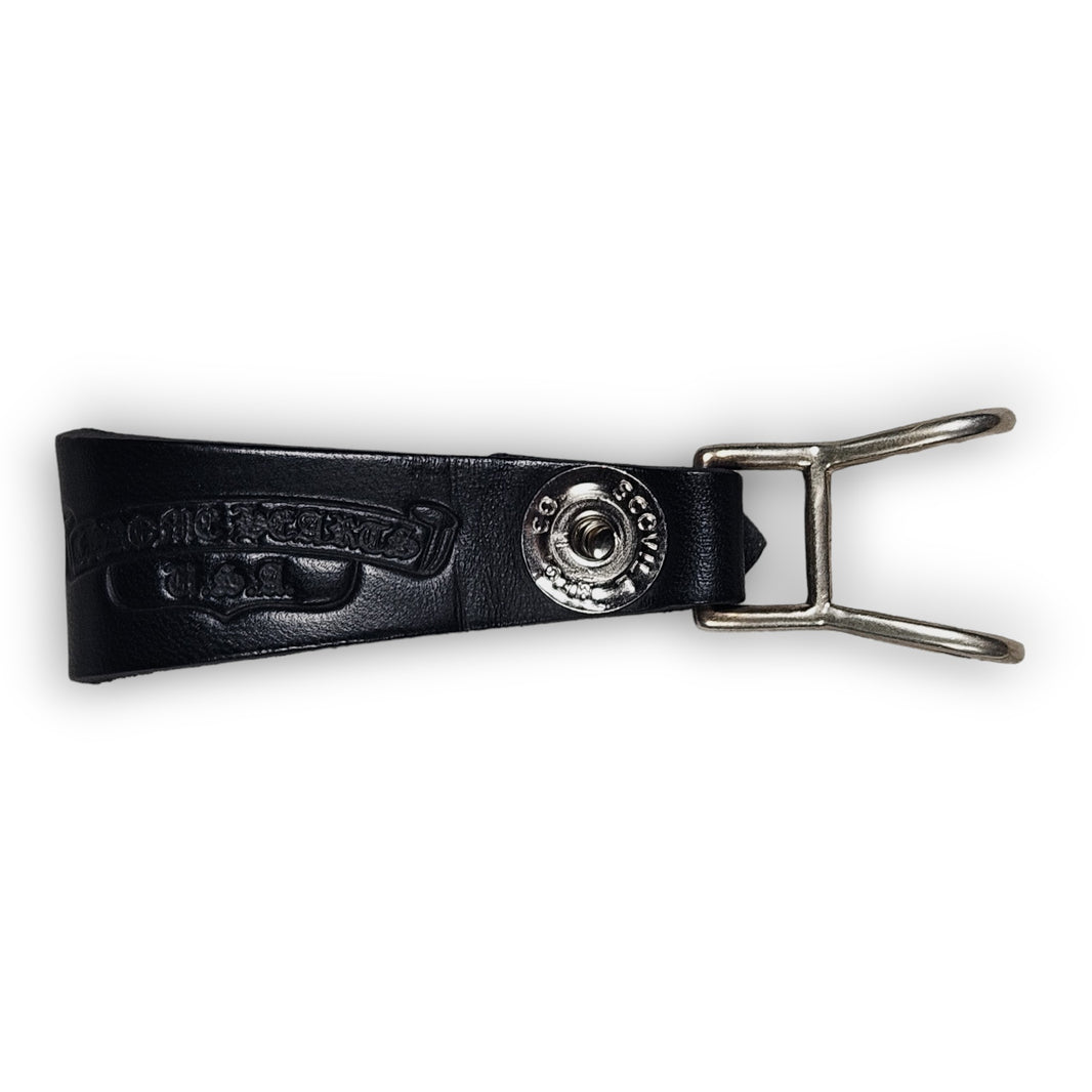 Chrome Hearts Crossball Leather Belt Loop Verified YP Collective