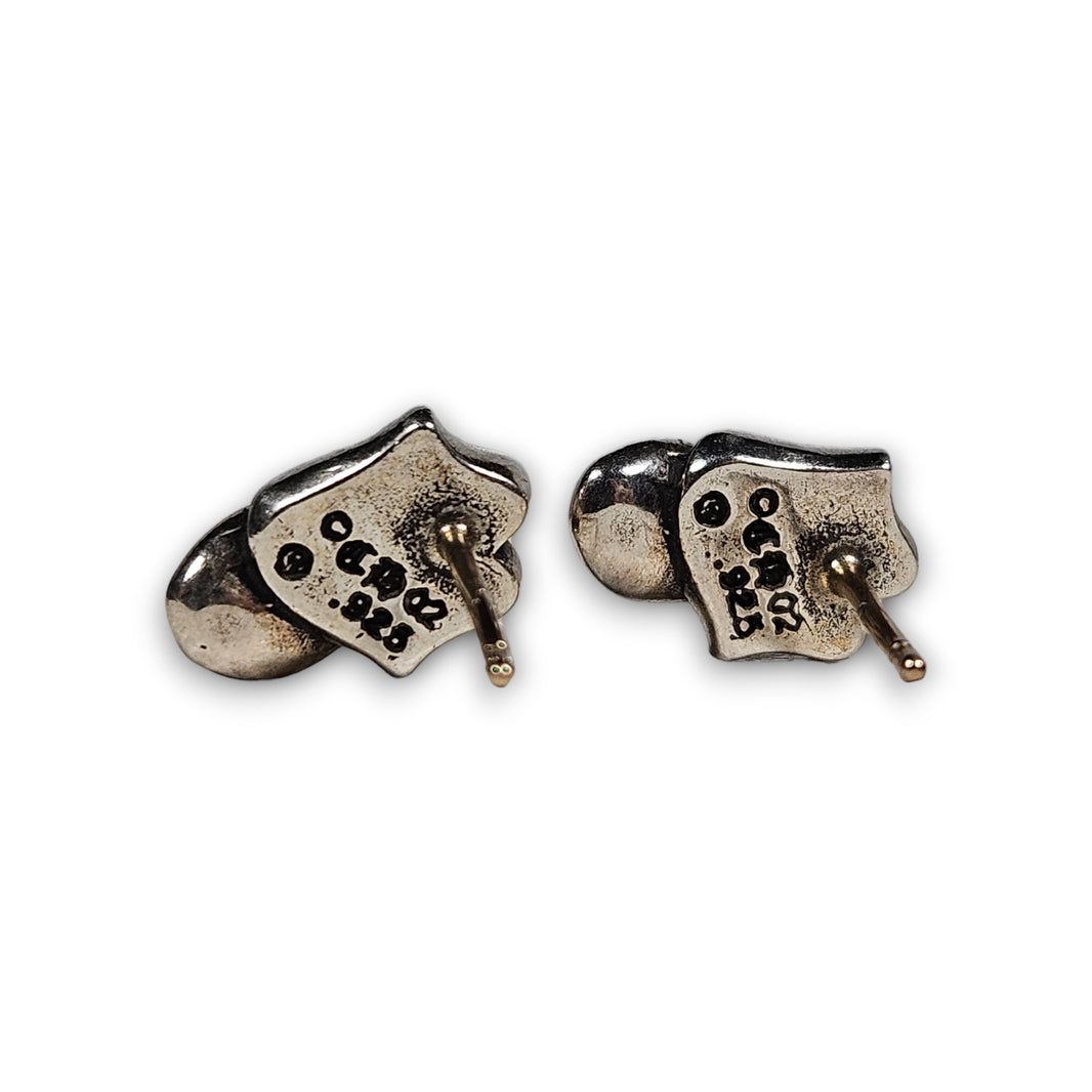 Chrome Hearts CH Rolling Stones Stud Earring Pair Verified YP Collective