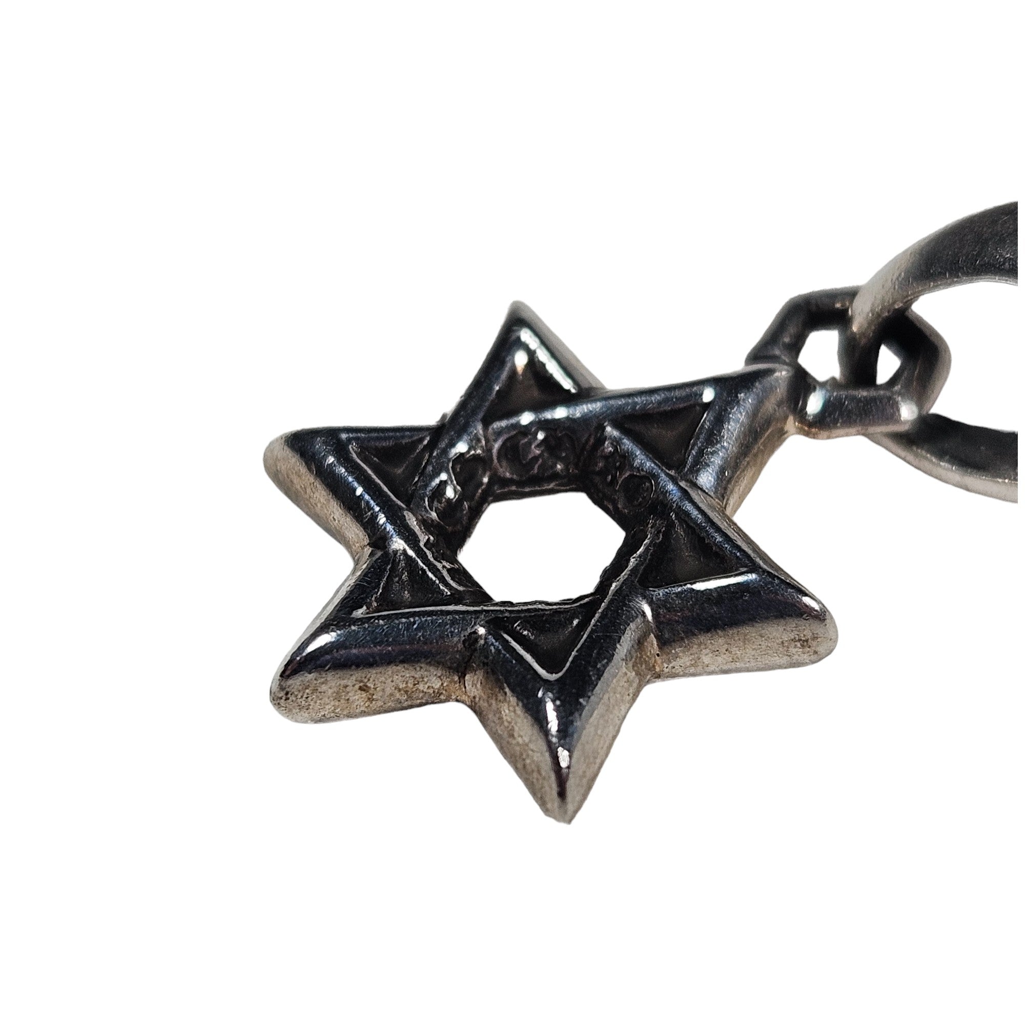 Chrome Hearts Star of David Pendant Sterling Silver Hardware