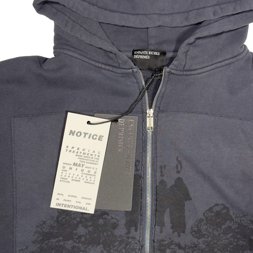 Enfants Riches Déprimés Regression IV Assemblage Patchwork Zip Hoodie Archival