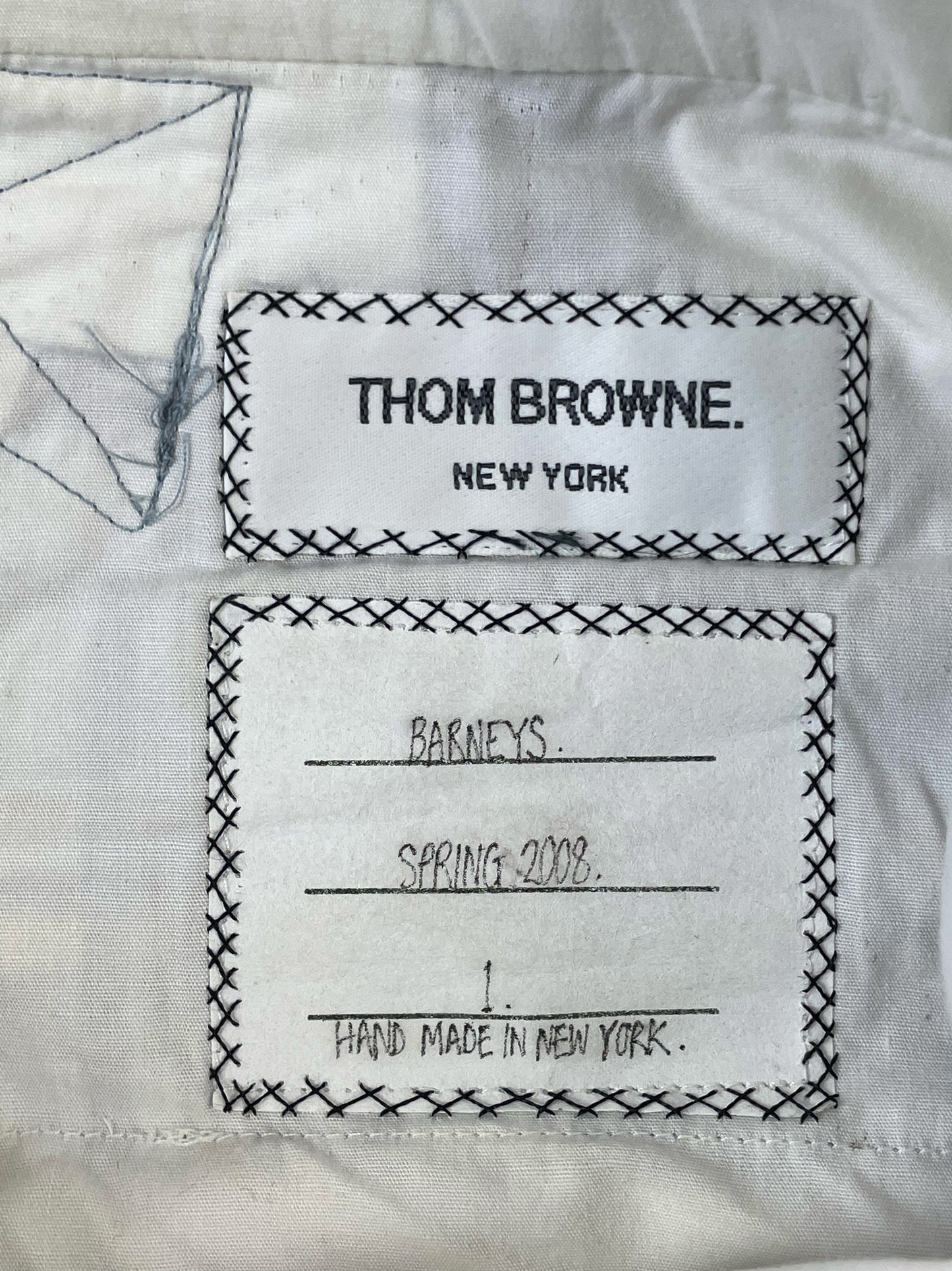 Blue Red Yellow Madras Check Cotton Trousers by Thom Browne