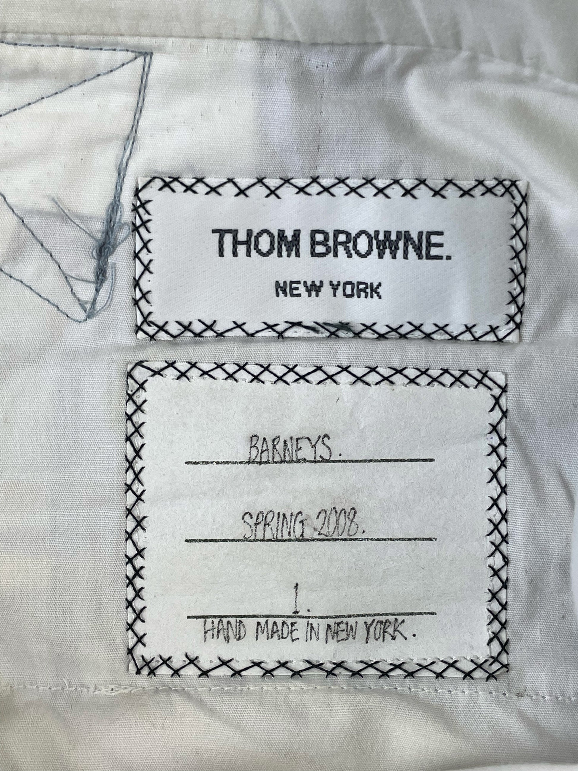 Blue Red Yellow Madras Check Cotton Trousers by Thom Browne