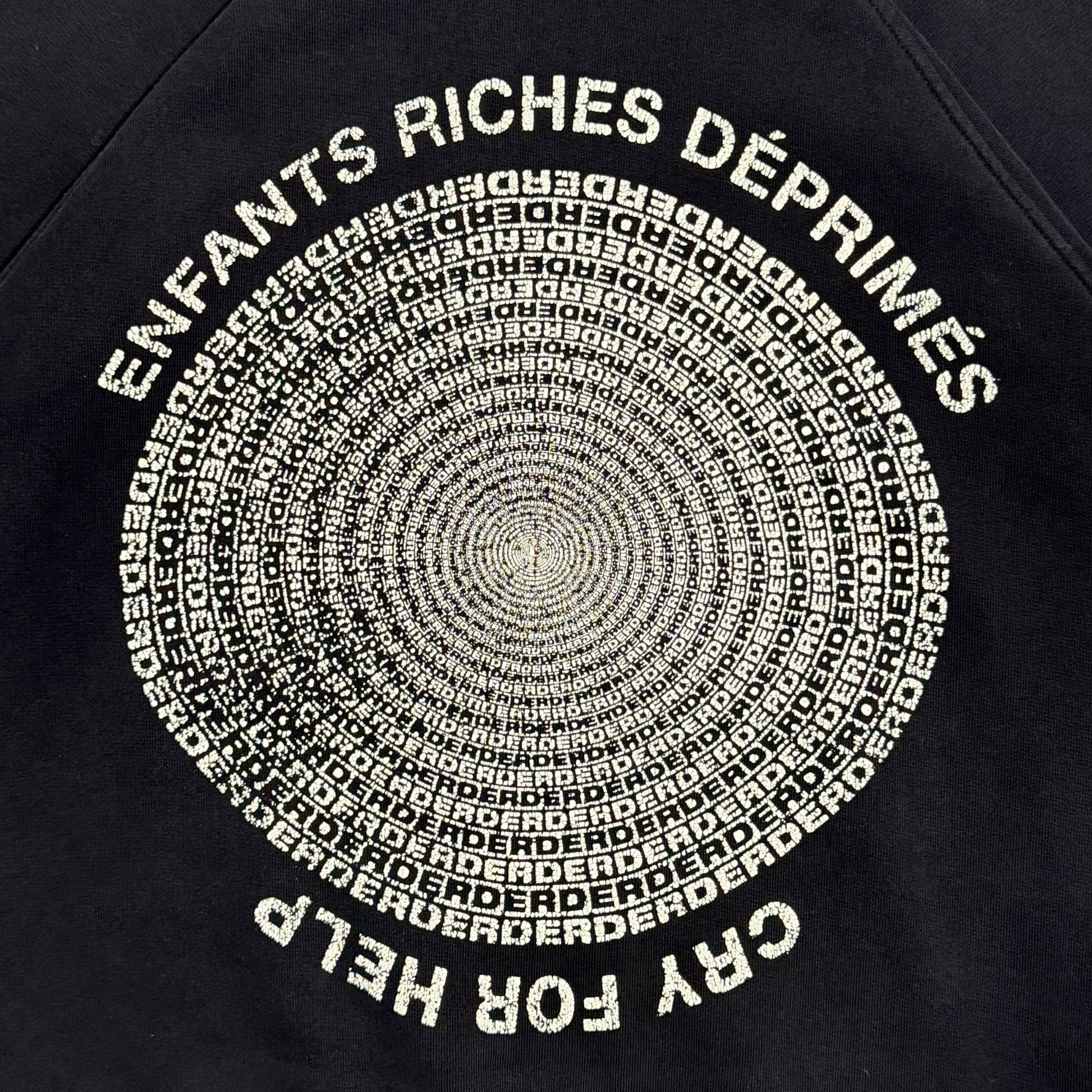 enfants riches deprimes hoodie black