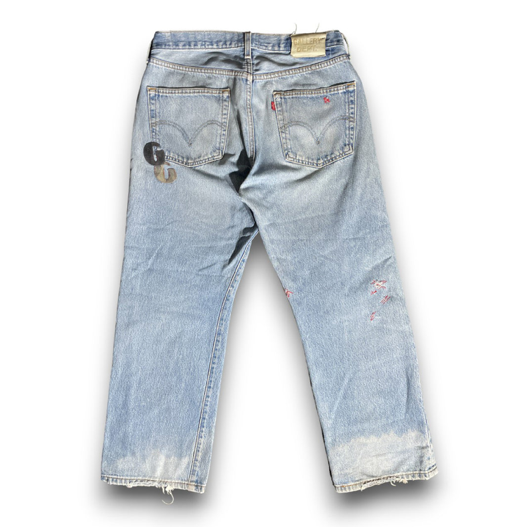 Gallery Dept. 1/1 Blue Wash Custom G-Patch Denim Sterling Silver Hardware