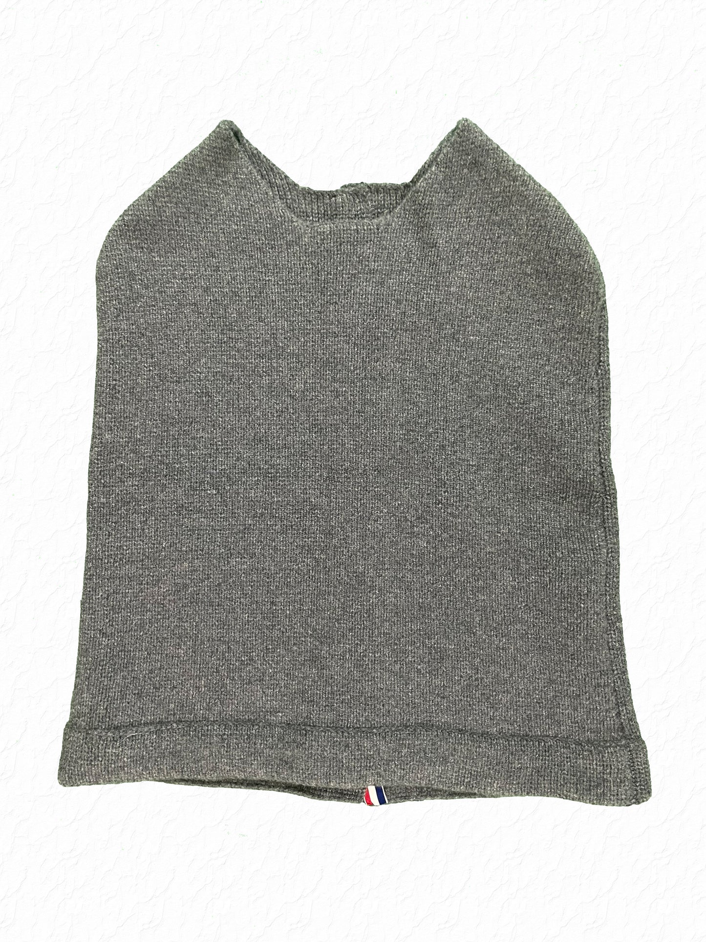Archival Thom Browne Fall 2008 grey cashmere armless fly cape