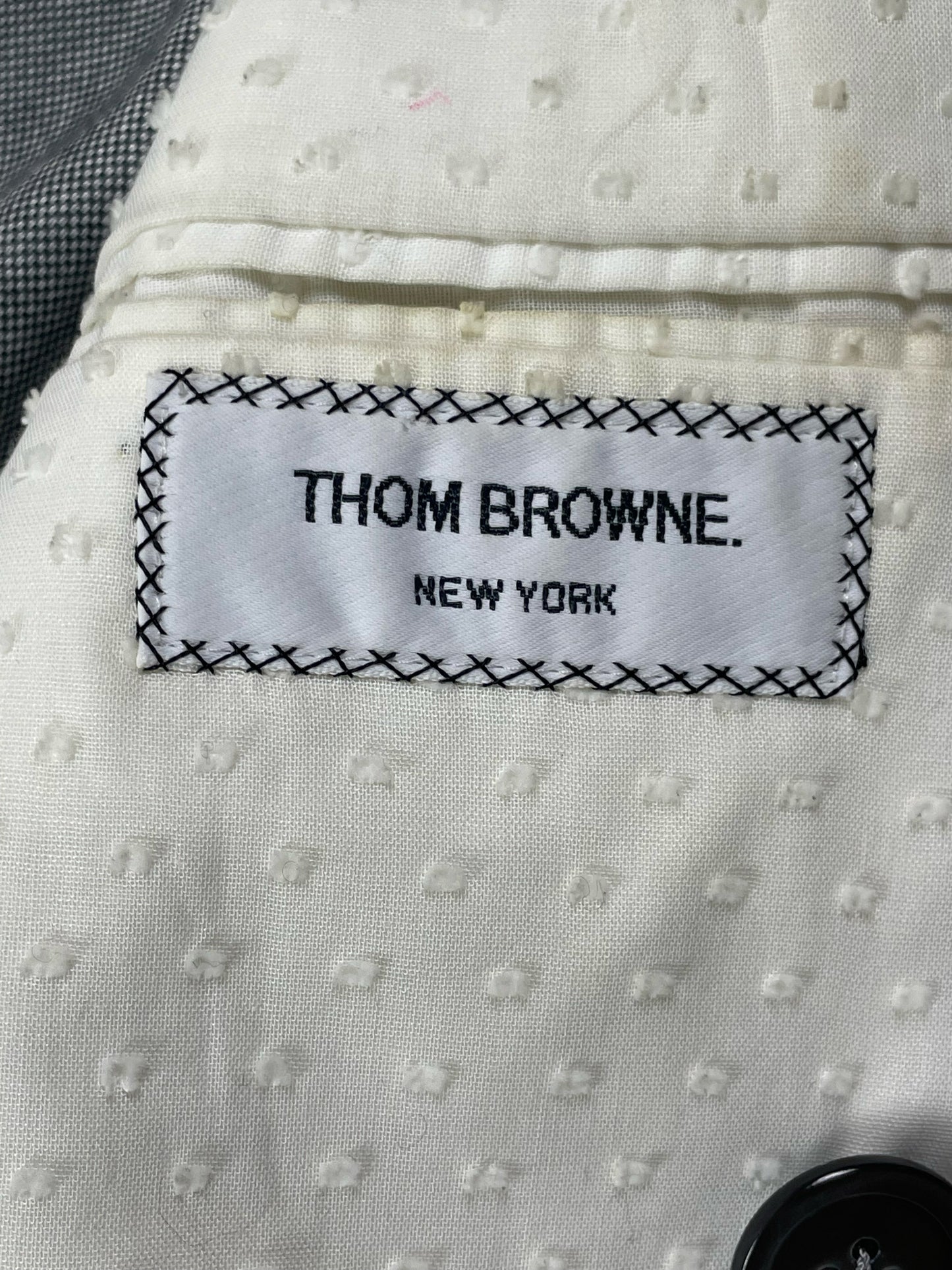 Handmade New York Thom Browne Spring 2007 sample chesterfield