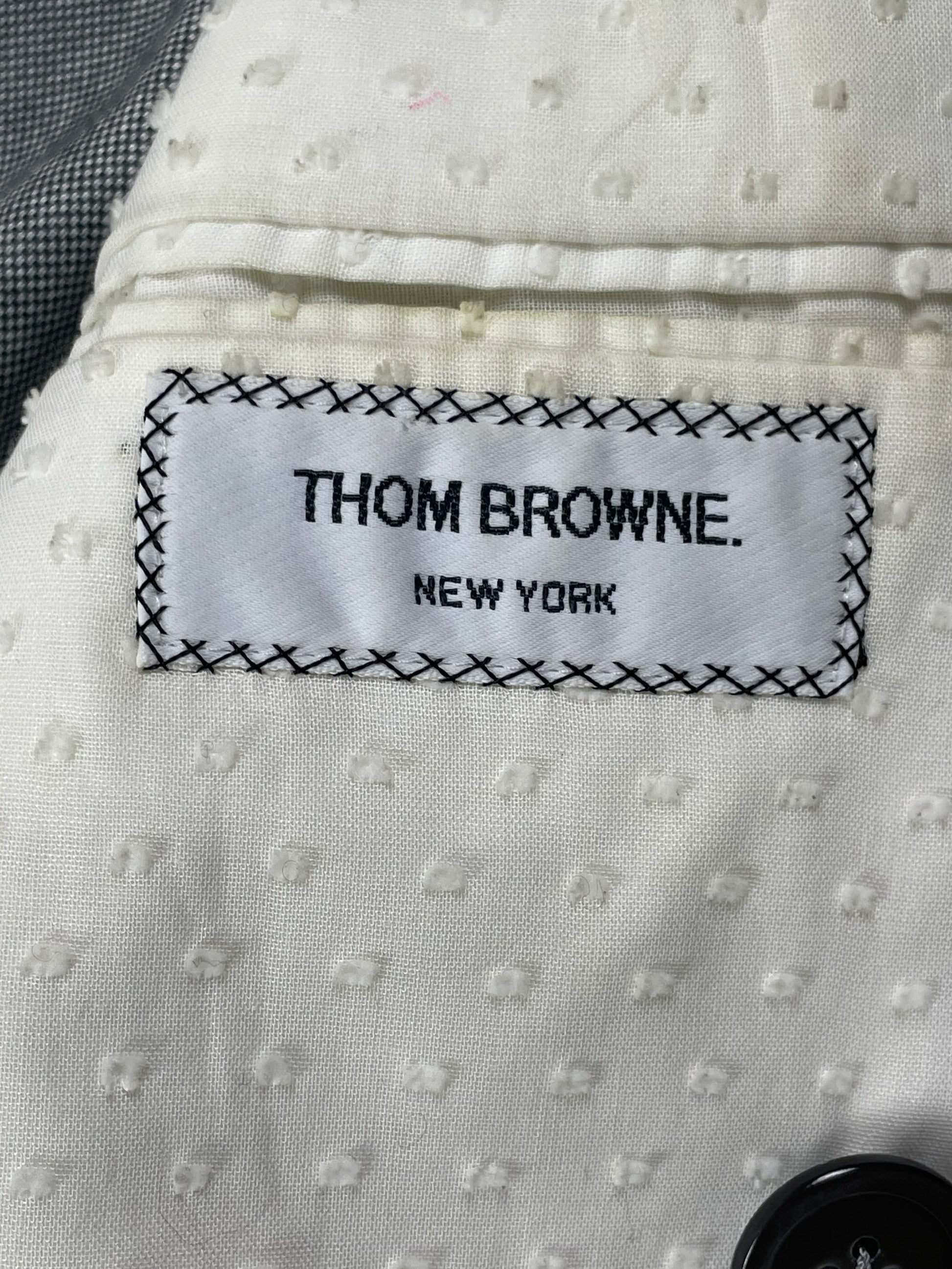 Handmade New York Thom Browne Spring 2007 sample chesterfield
