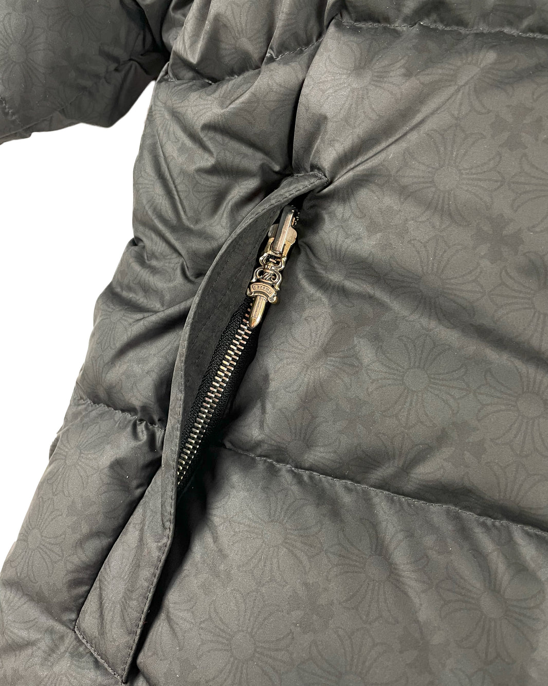 Chrome Hearts Stiff V2 Monogram Plus CH Puffer Jacket Authenticated Designer