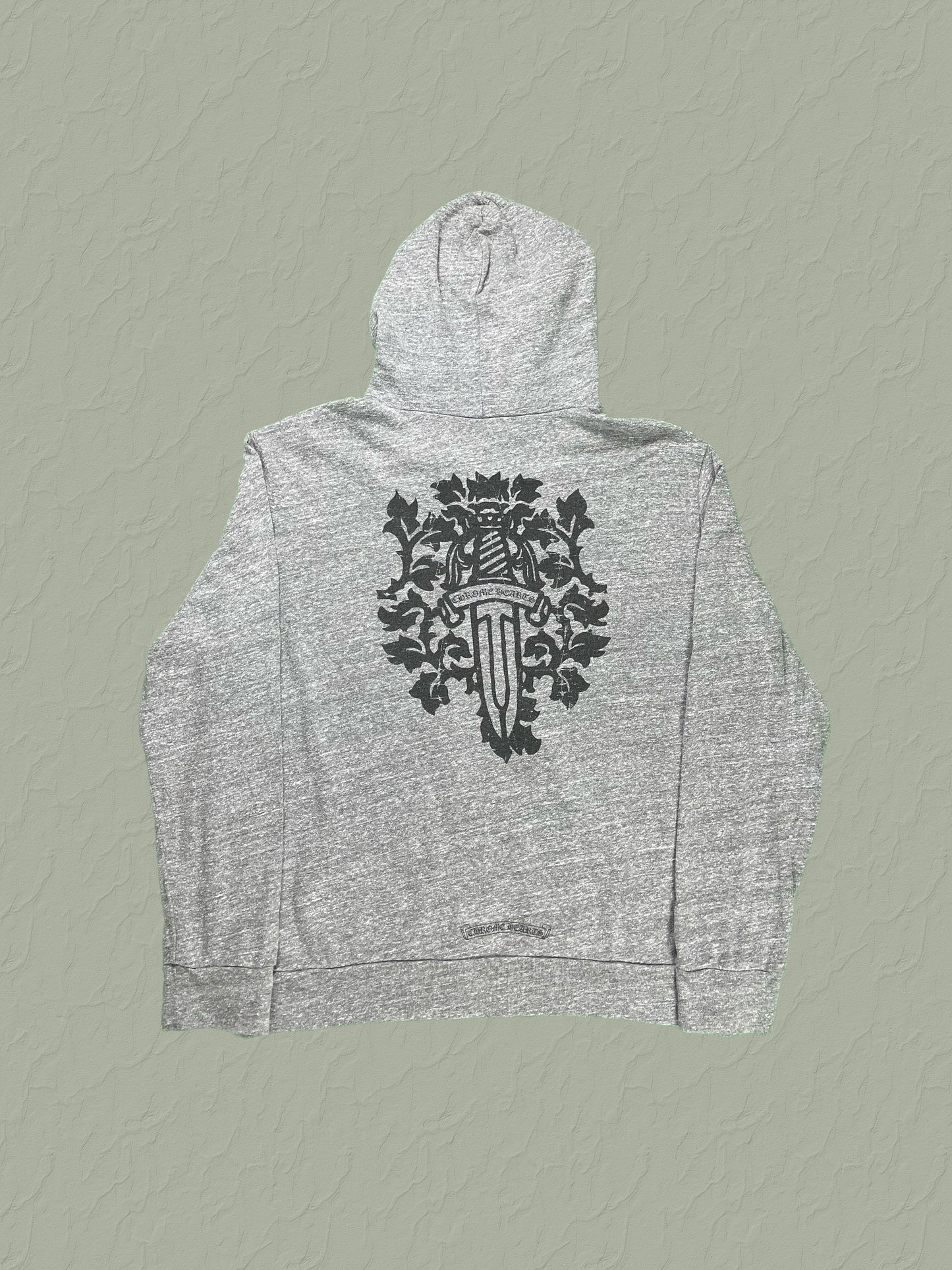 Japan Exclusive Vine Dagger Grey Zip Hoodie