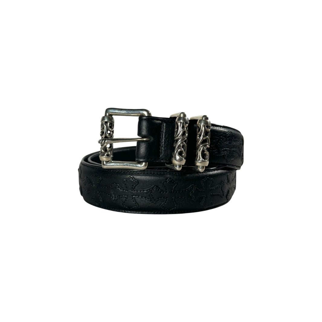 Black Cross Patch Roller Belt