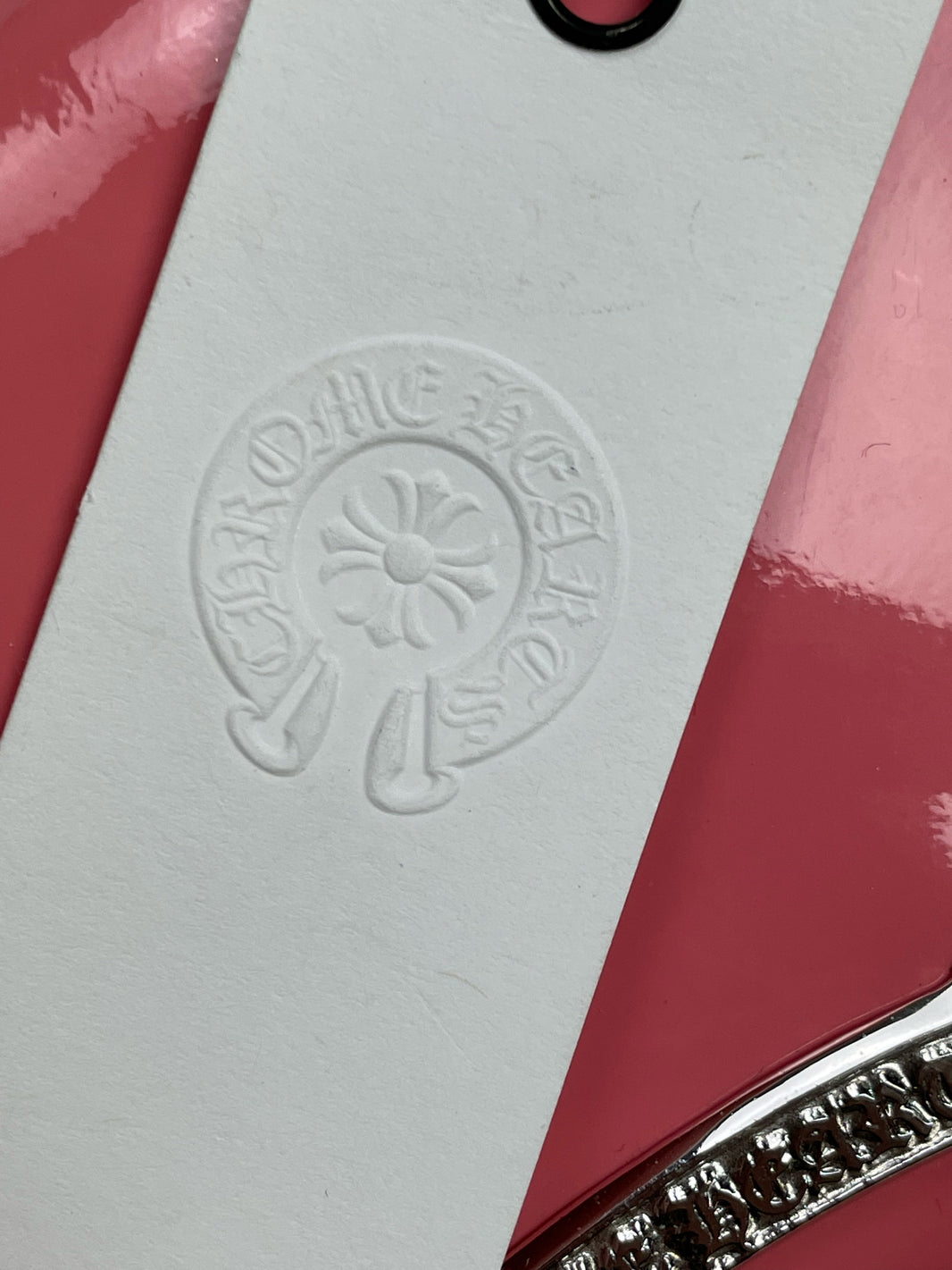 Chrome Hearts Pink Tiny Wallet Patent Leather Authenticated Designer