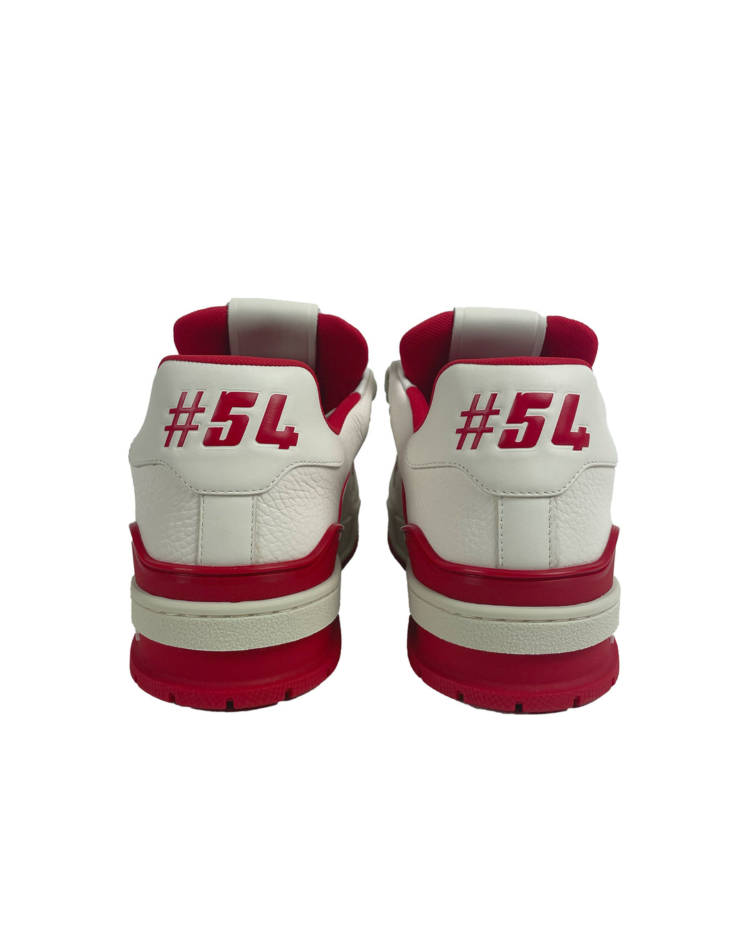 Louis Vuitton Red Trainer Sneaker Archival