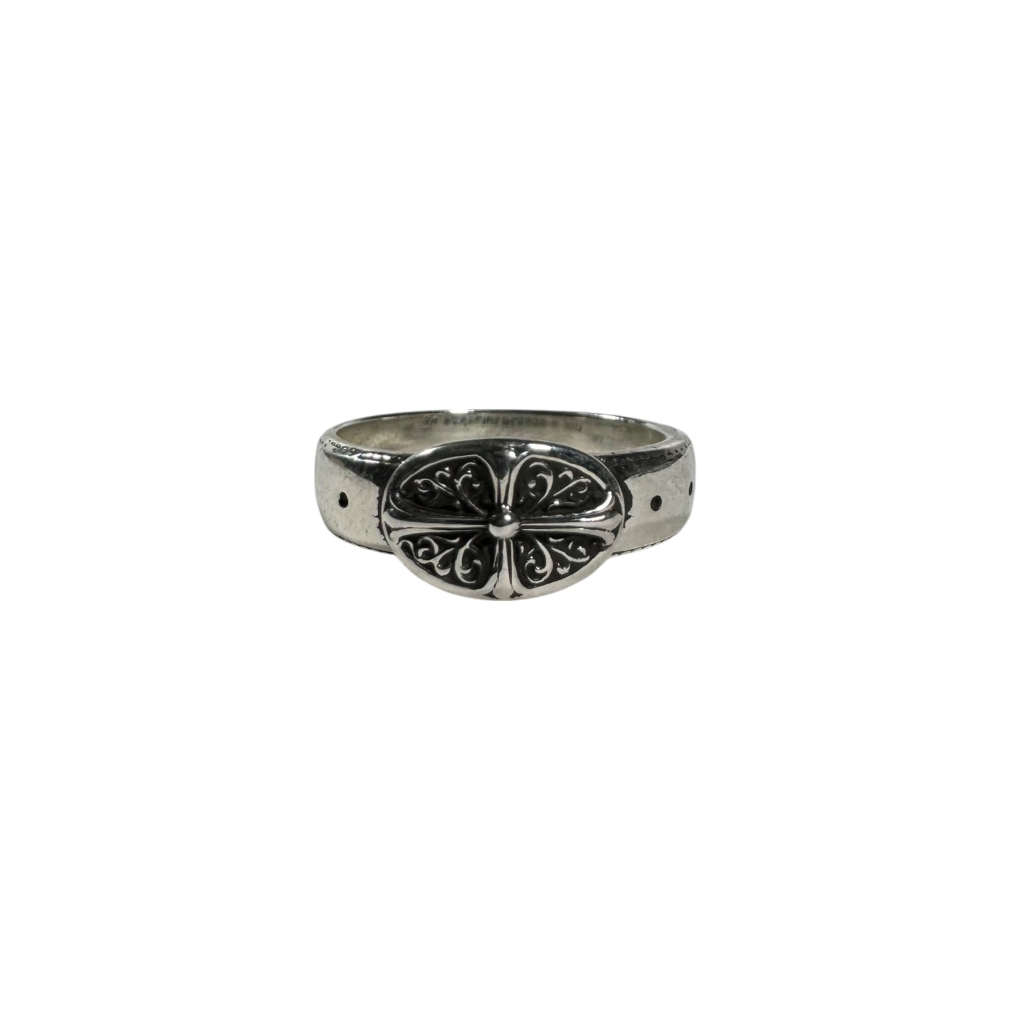 CH Oval Cross Belt RIng