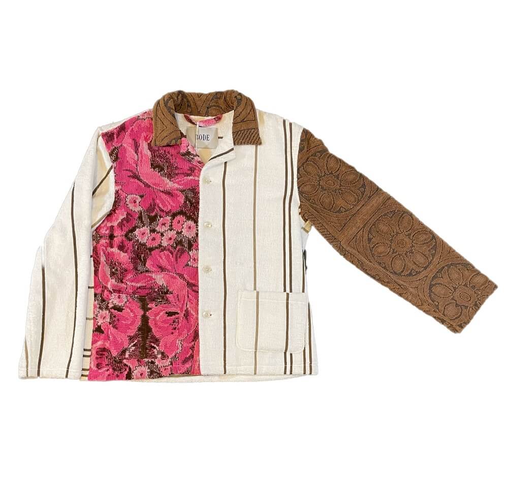 BODE Vintage Duo Towel Jacket Floral 'Garden Maze' 1/1 Verified YP Collective