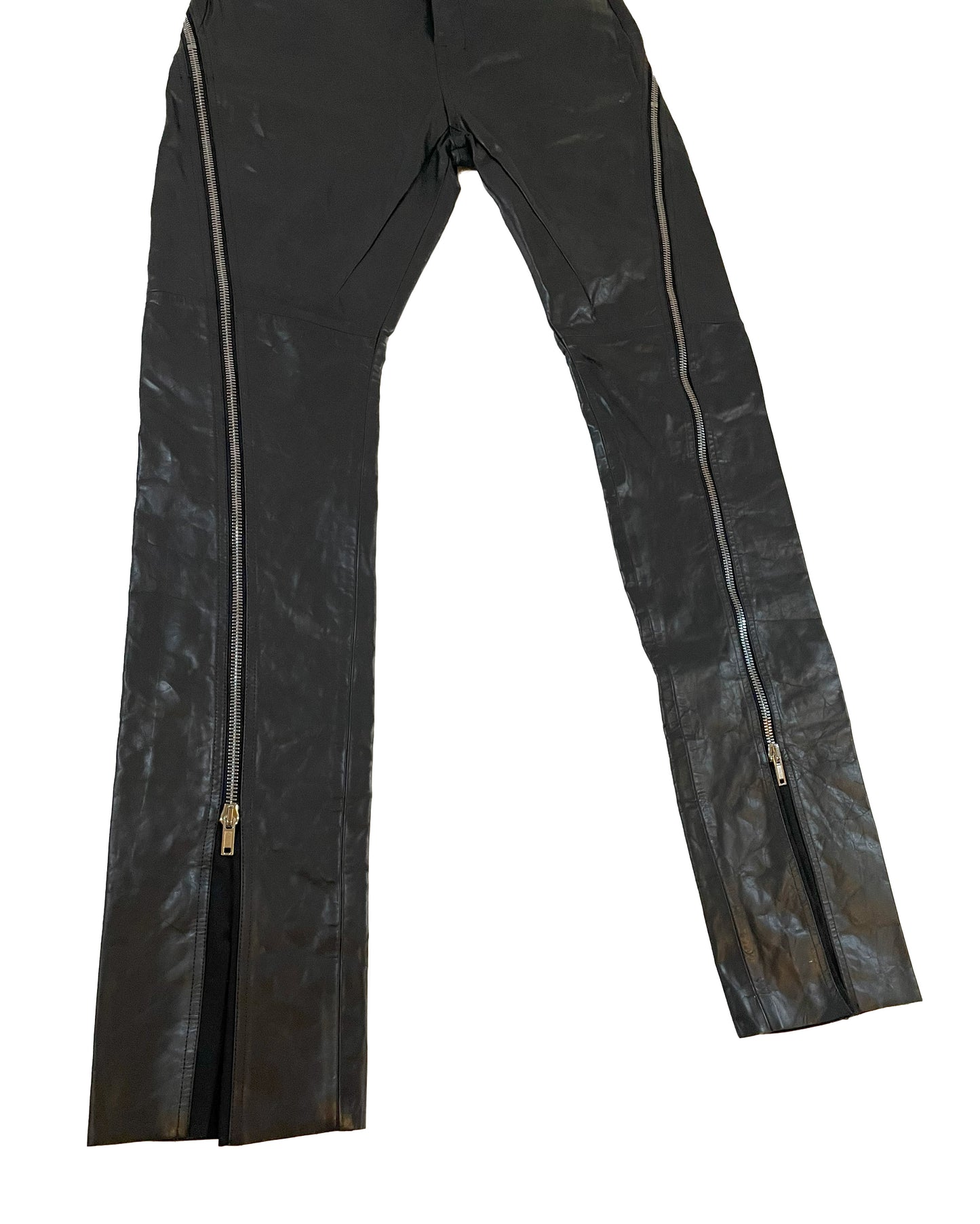 Calf Leather Bolan Banana Pants SS23