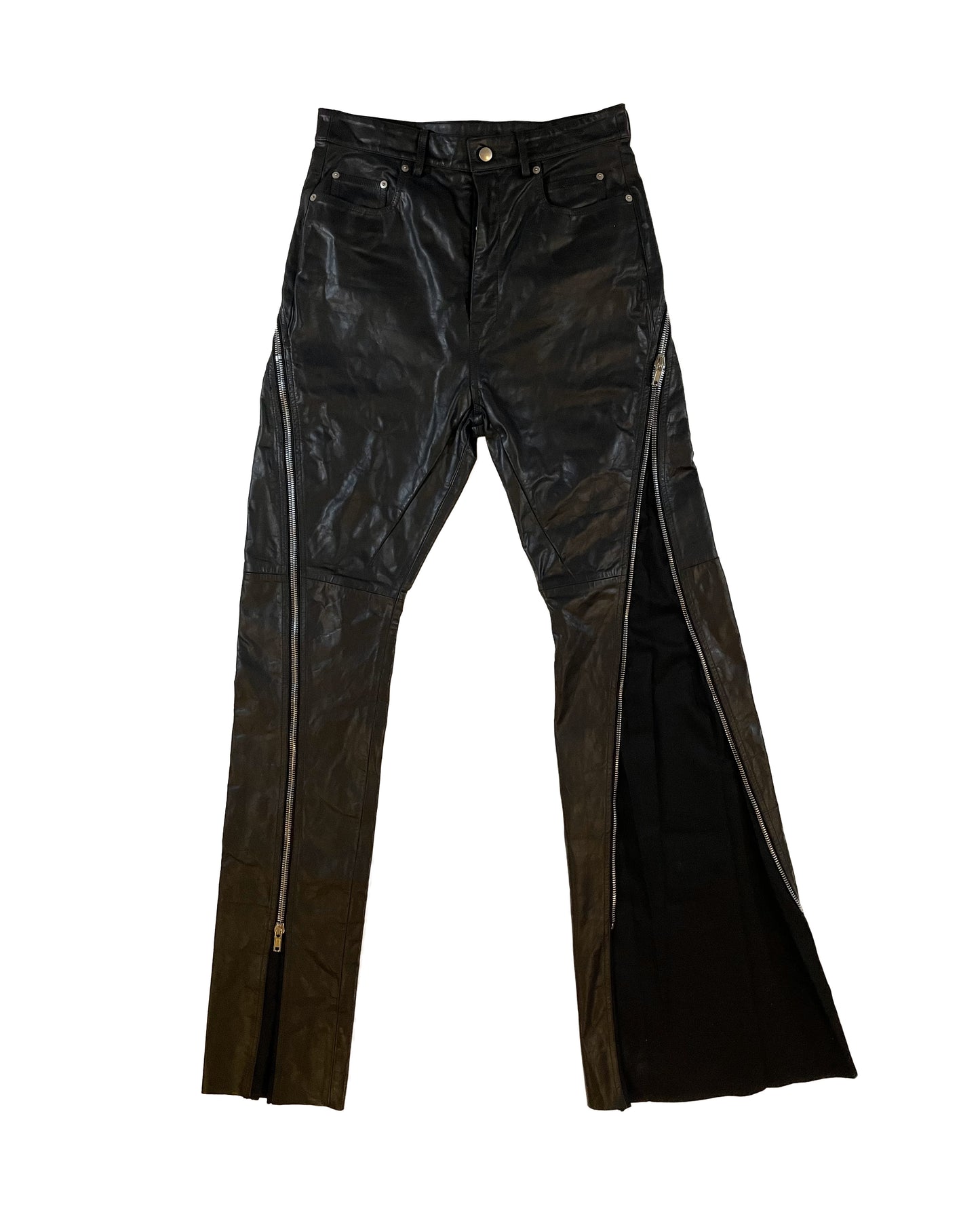 Calf Leather Bolan Banana Pants SS23