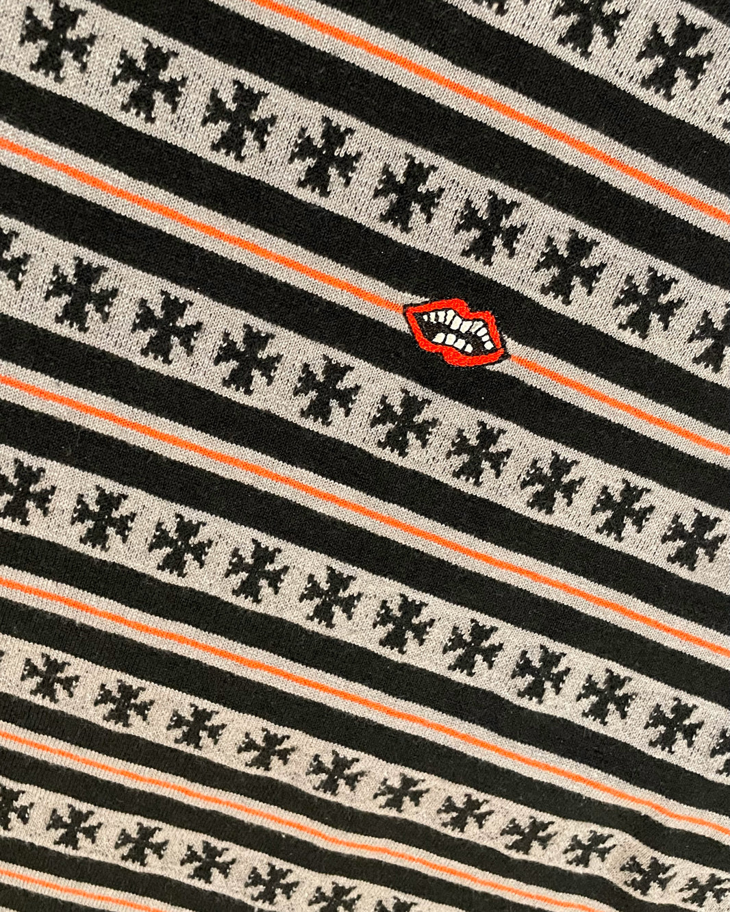 Chrome Hearts Black Striped CH Plus Knit Tee Verified YP Collective