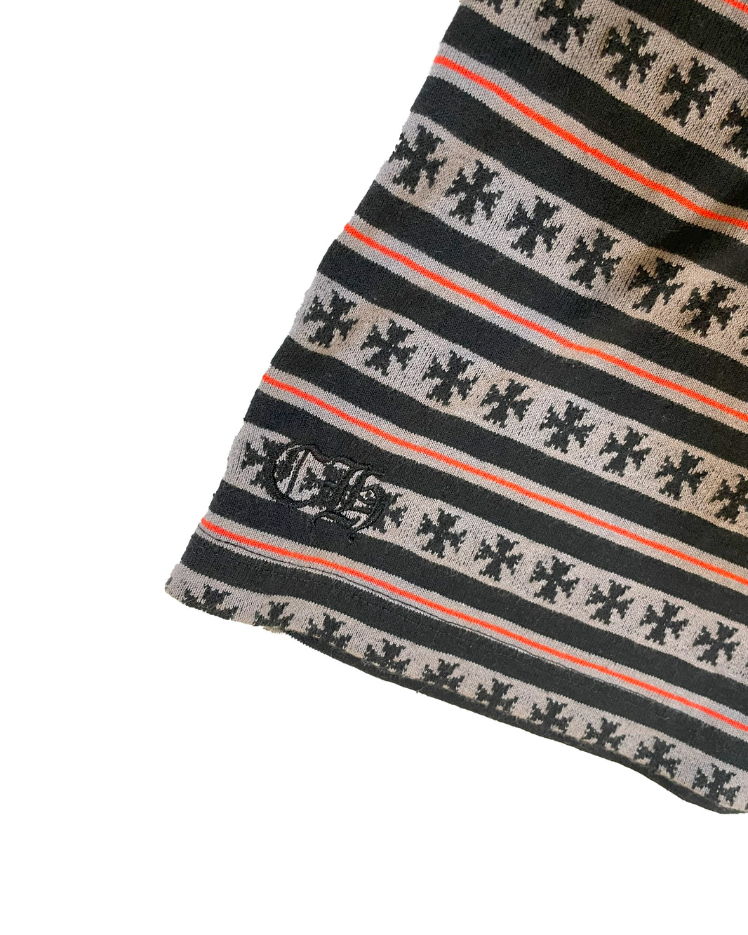 Chrome Hearts Black Striped CH Plus Knit Tee Archival