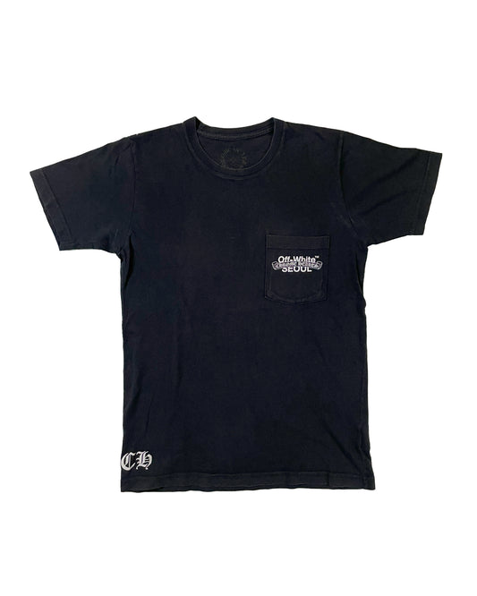 Chrome Hearts Off-White Collab Seoul Exclusive T-Shirt Authentic T-Shirts