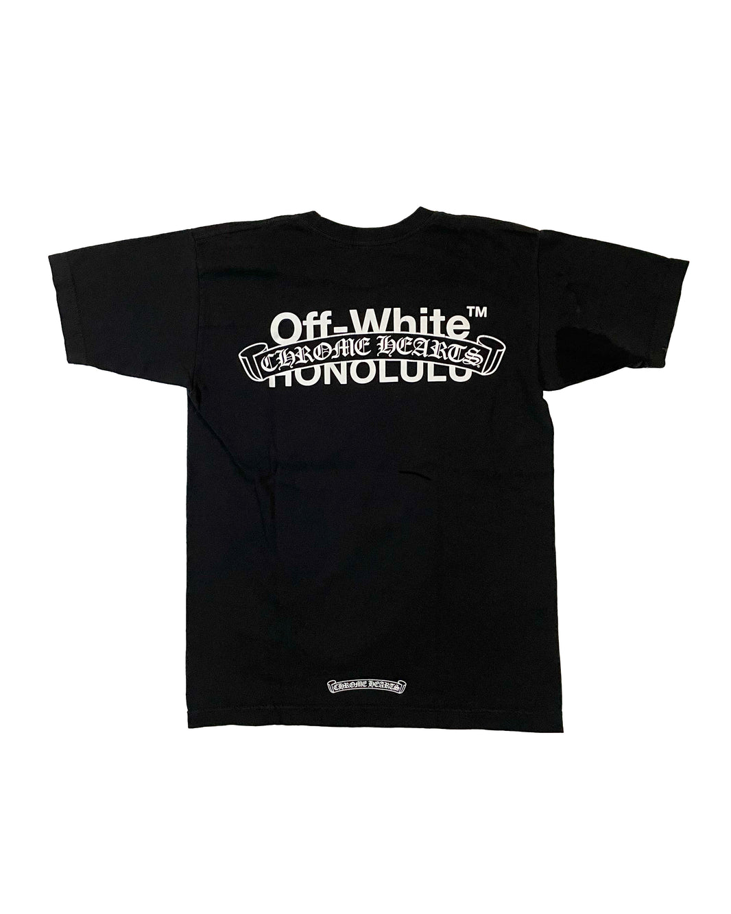 Chrome Hearts Off-White Collab Honolulu Exclusive T-Shirt Sterling Silver Hardware