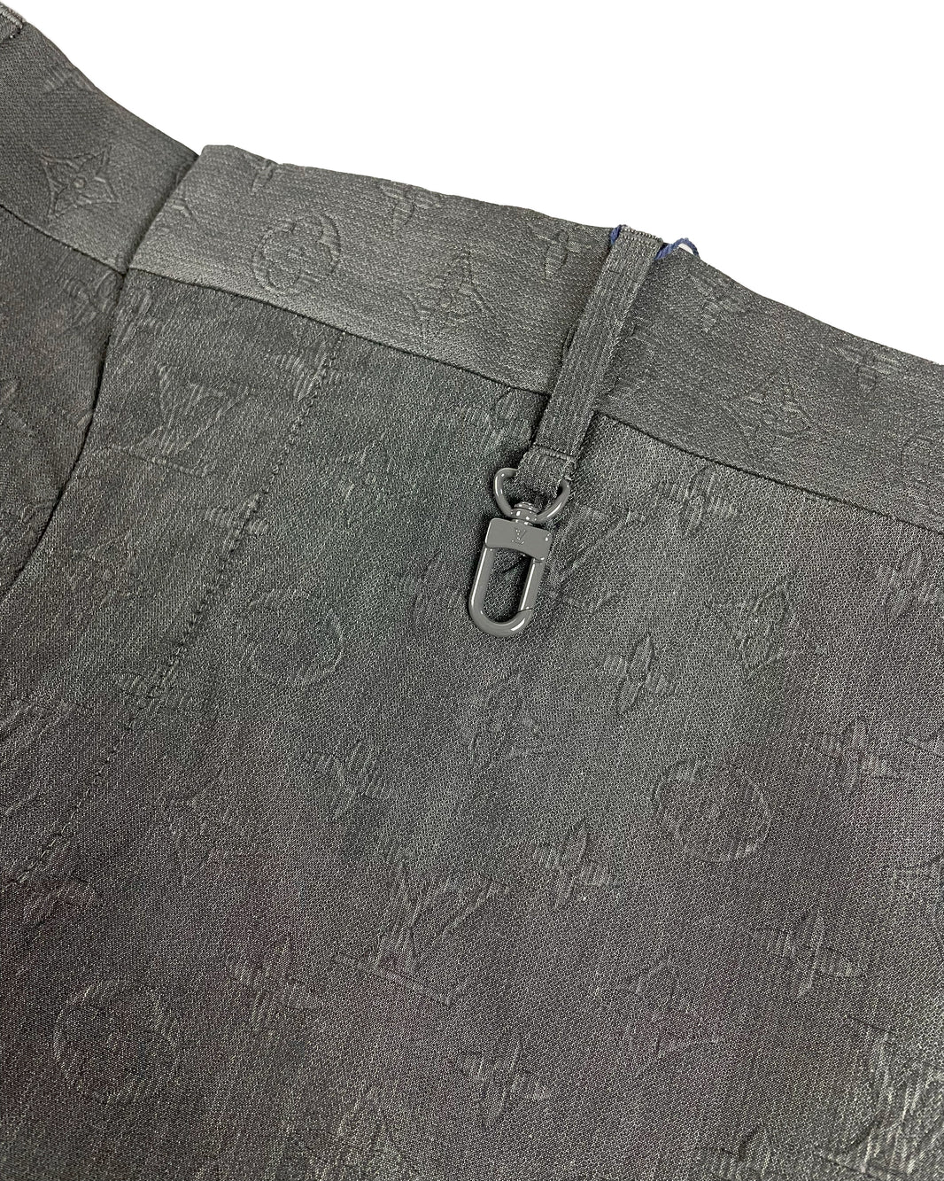 Louis Vuitton Monogram Grey Suit Trousers Authenticated Designer