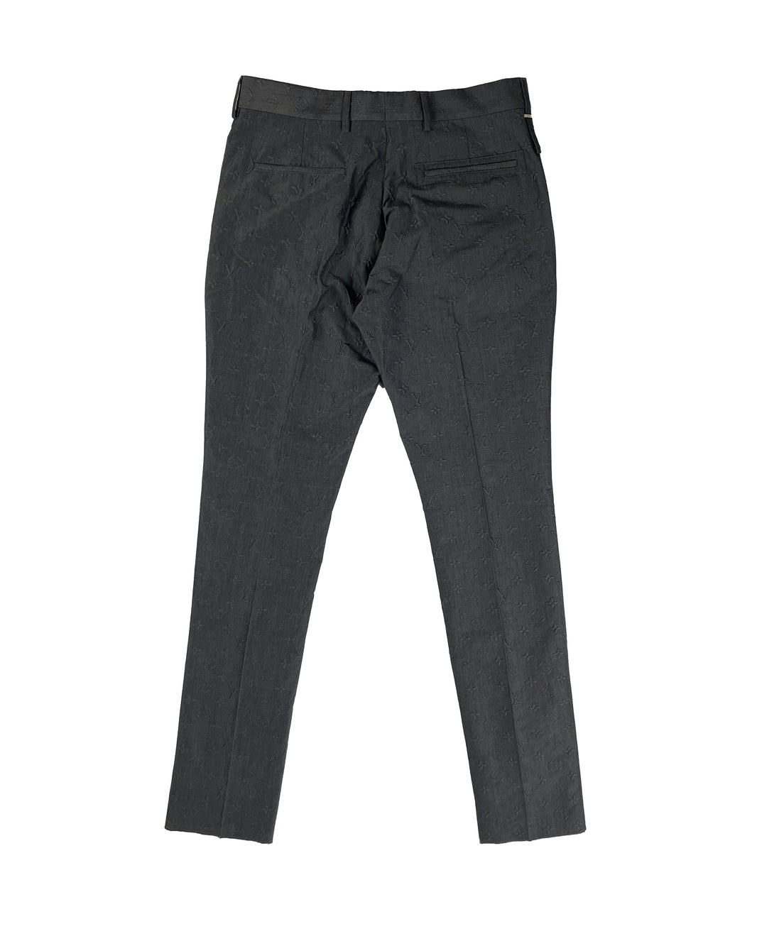 Louis Vuitton Monogram Grey Suit Trousers Verified YP Collective