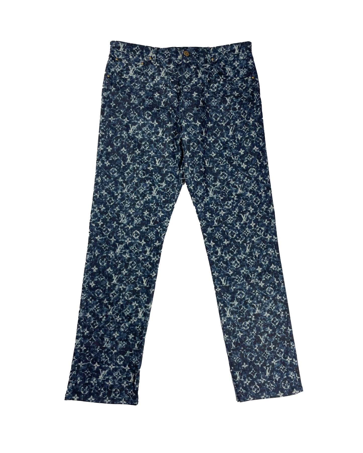 Monogram Pointillism Denim Jeans