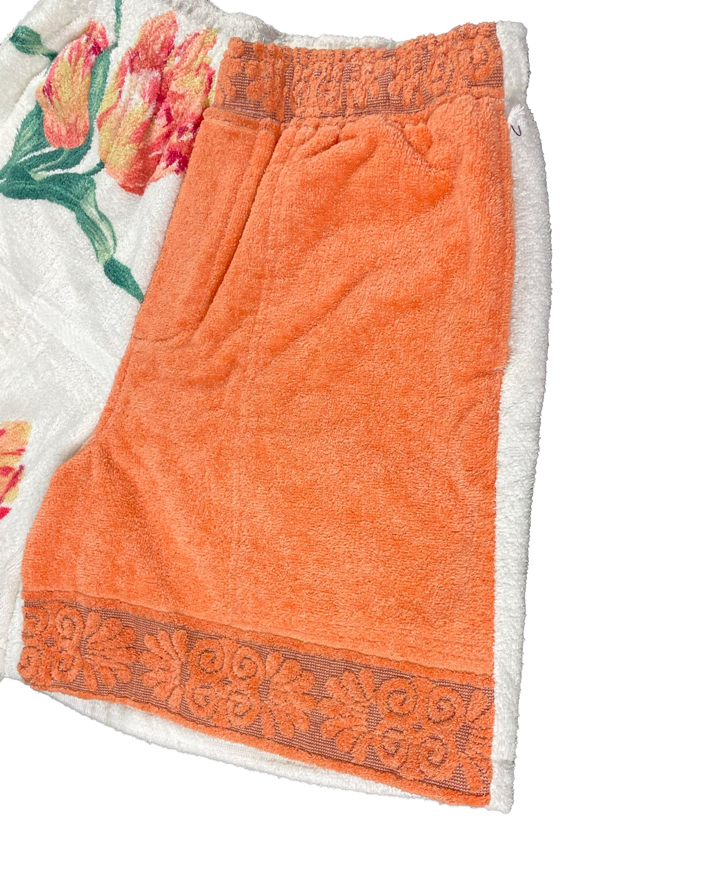 1/1 Floral Pear Fruit Duo Towel Shorts