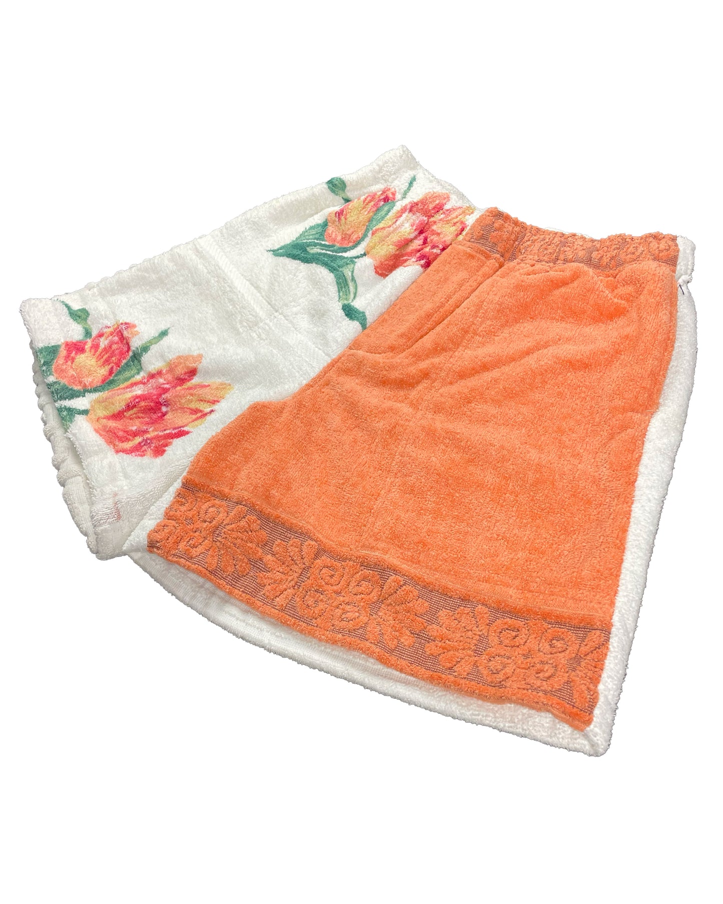 1/1 Floral Pear Fruit Duo Towel Shorts