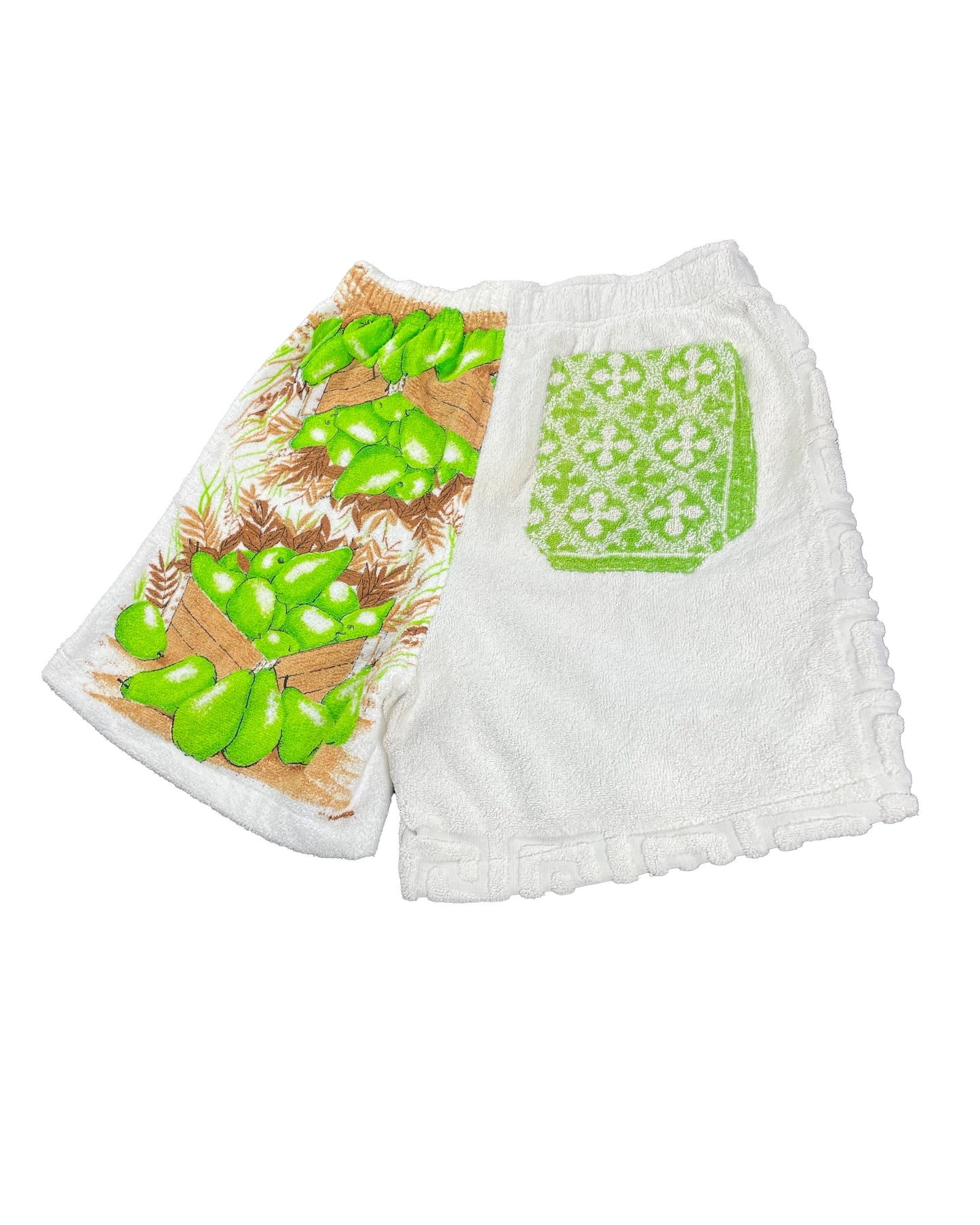 1/1 Floral Pear Fruit Duo Towel Shorts