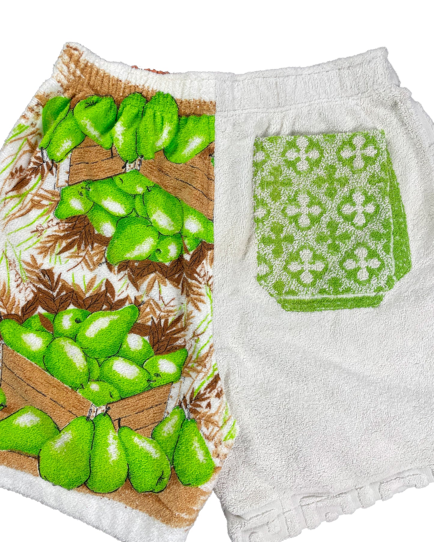 1/1 Floral Pear Fruit Duo Towel Shorts