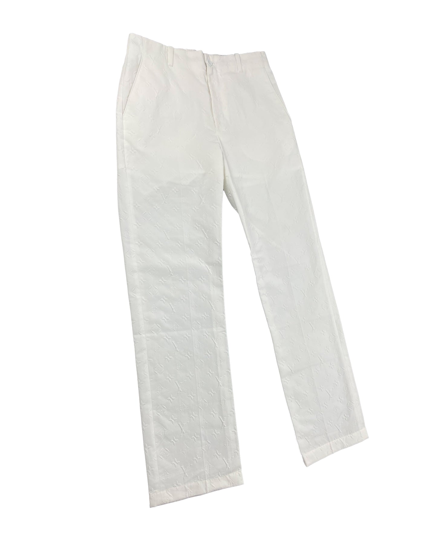 Monogram Resort Cotton Chino Pants