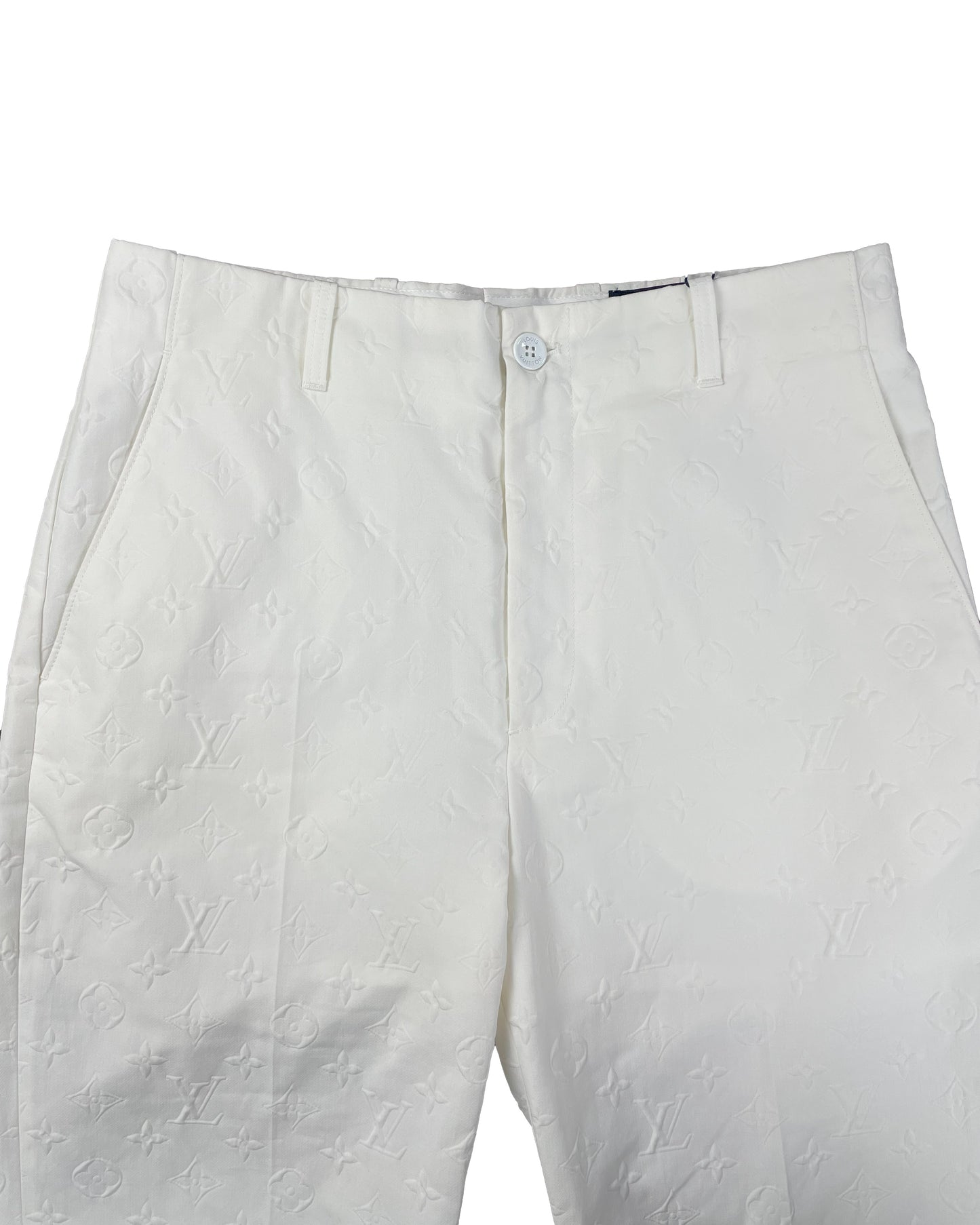 Monogram Resort Cotton Chino Pants