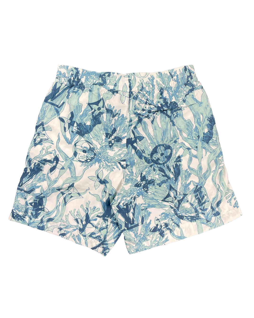 Louis Vuitton LV Monogram Swim Shorts Aquagarden Sterling Silver Hardware