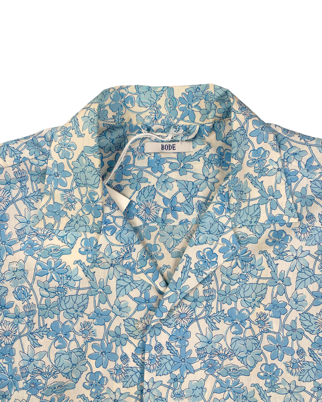 BODE 50s Vintage 'Frosted Flower' Shirt 1/1 Sterling Silver Hardware