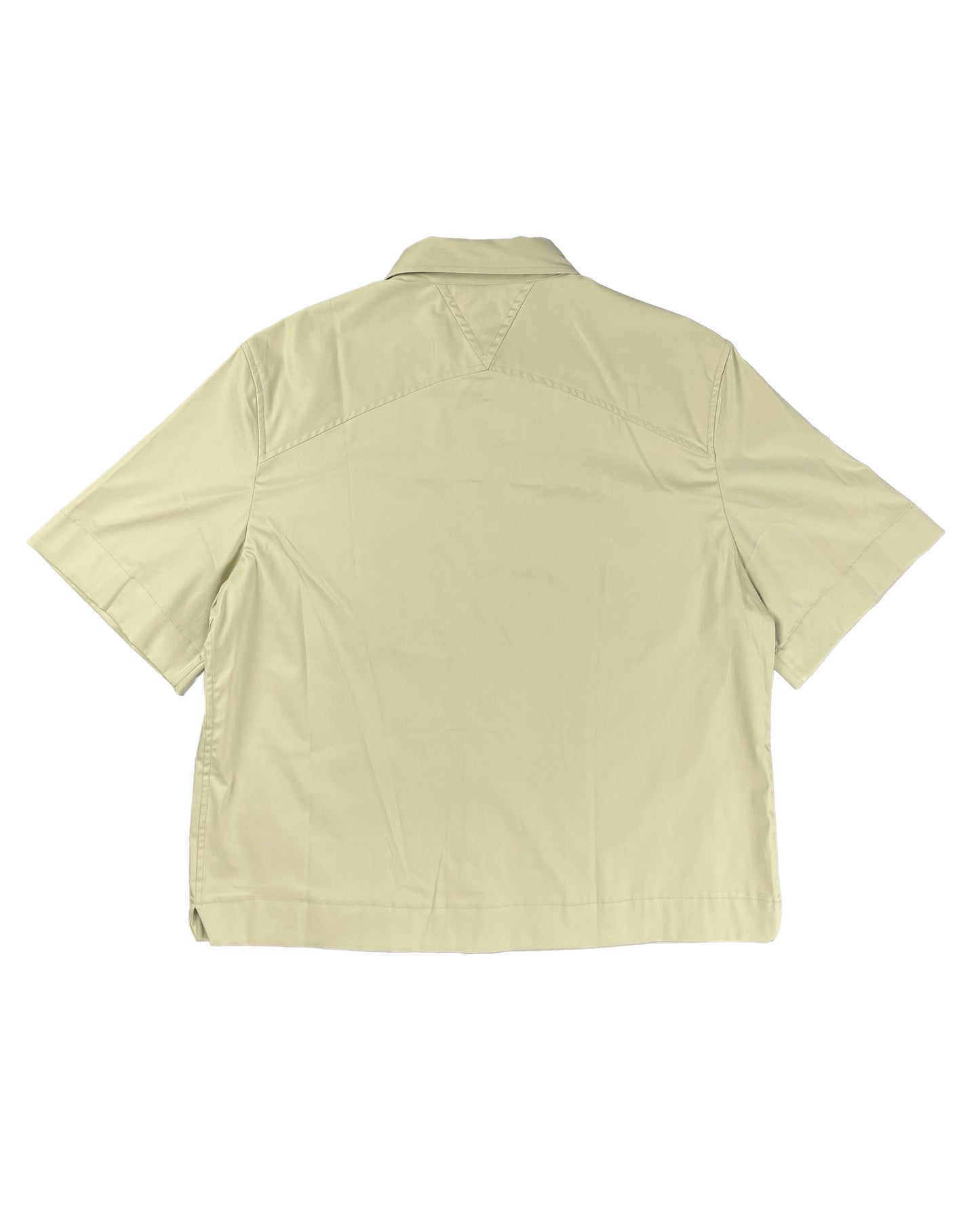 Short-Sleeved Silk / Viscose Cotton Shirt