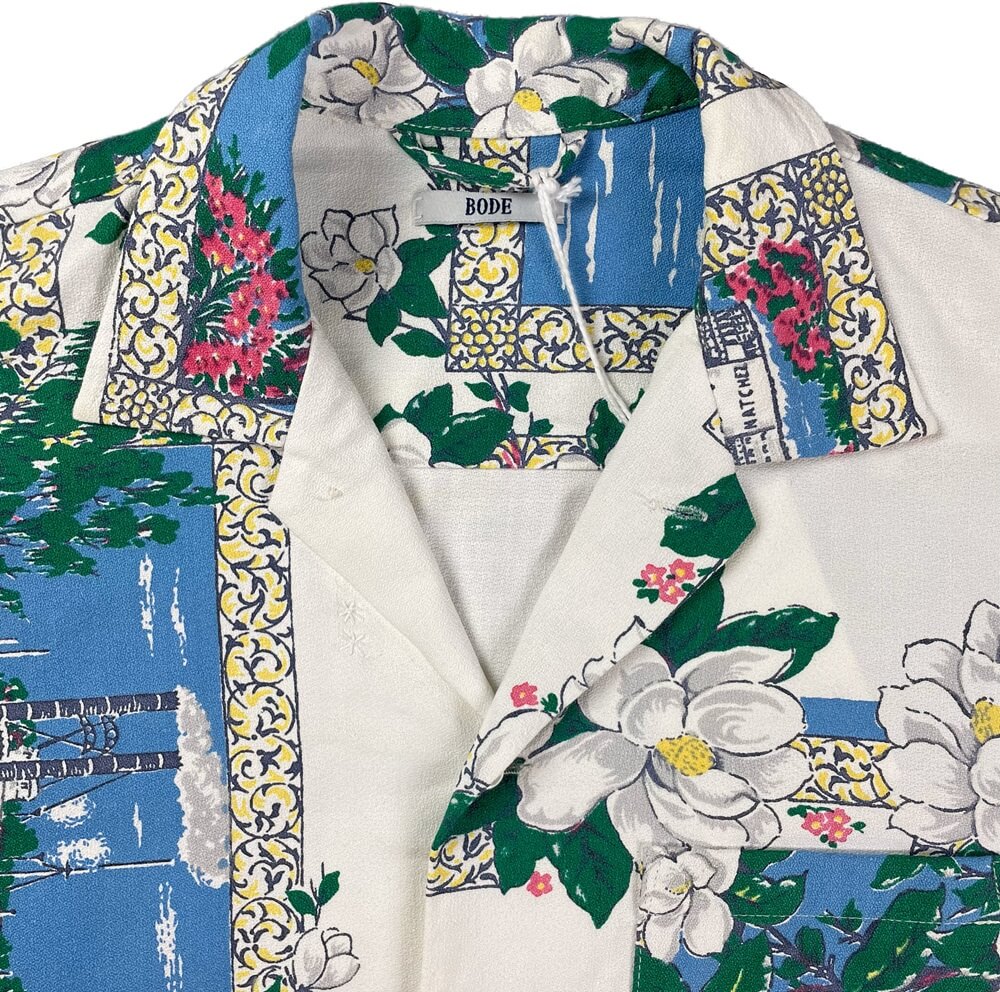 BODE 1/1 'River Ferry' Tablecloth Shirt Authenticated Designer
