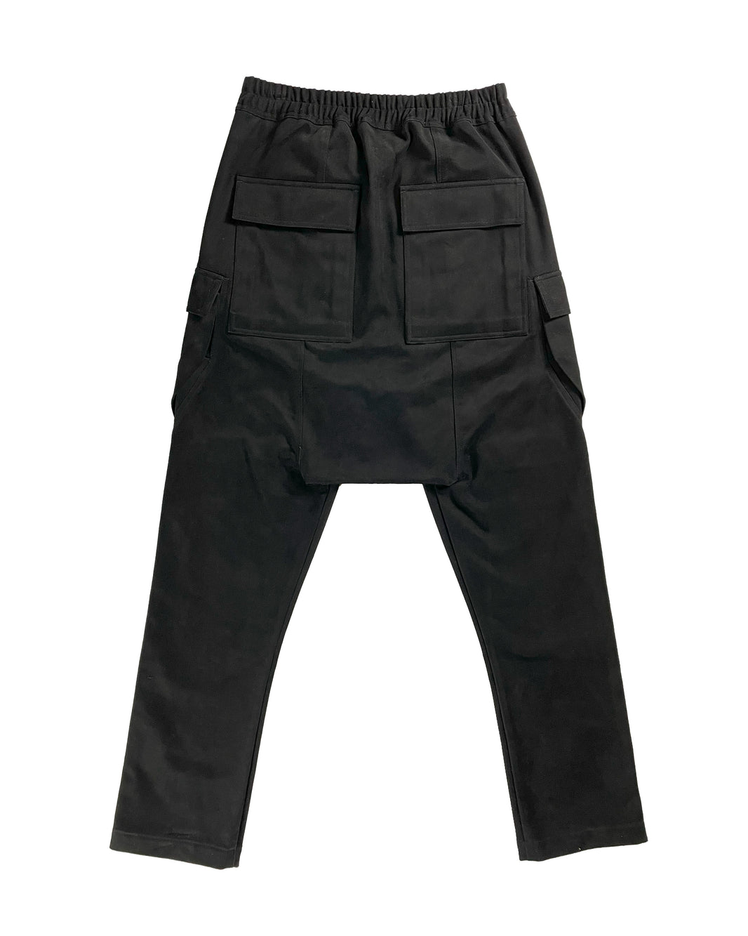 Rick Owens Long Drop Crotch Flannel Cargo Pants Verified YP Collective