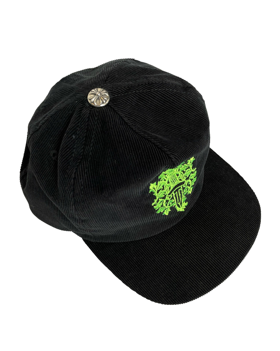 Chrome Hearts Corduroy Vine Dagger Hat w/ Leather Strap Verified YP Collective