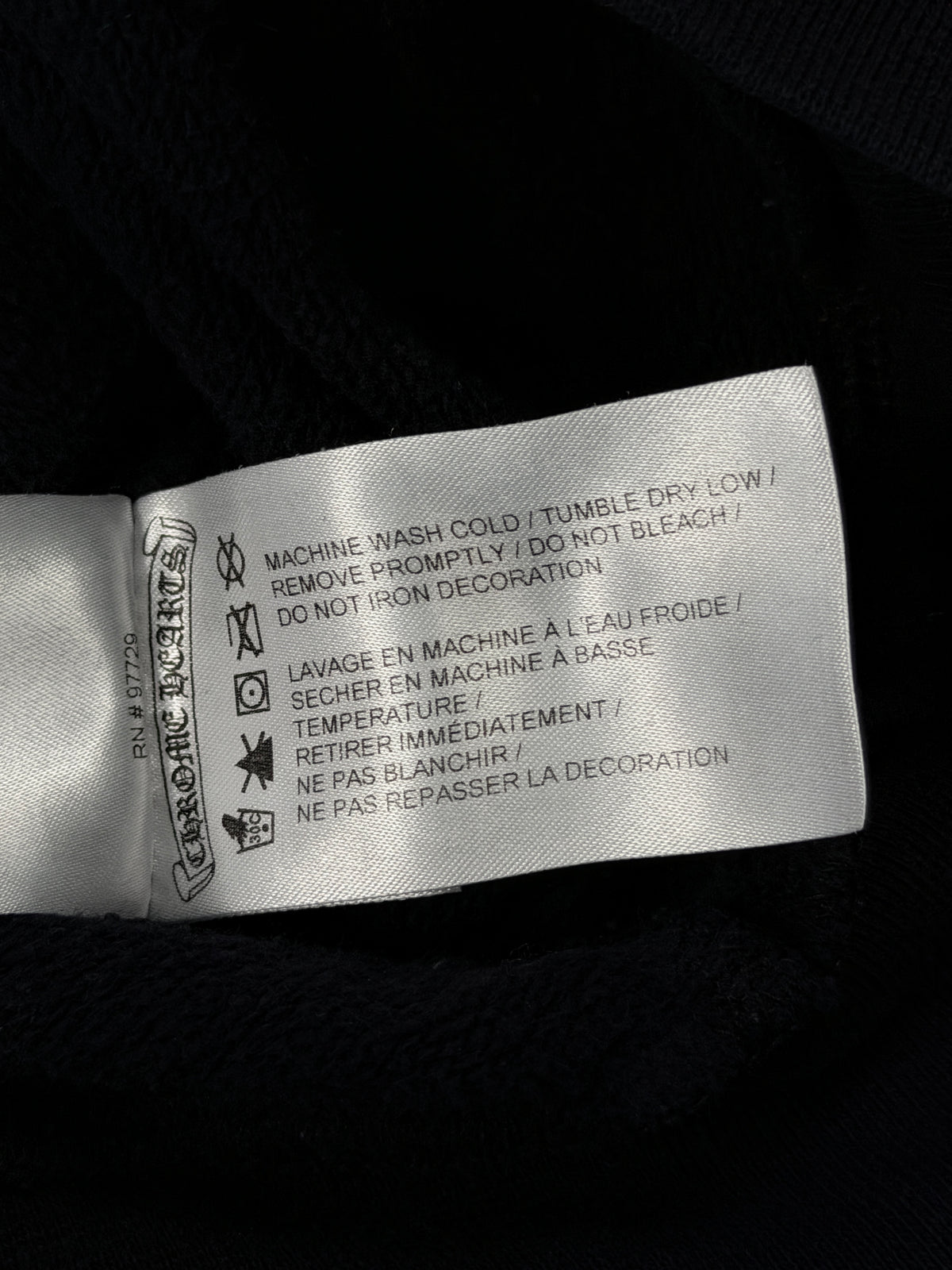 Tire Track Cemetery Cross Spine Hoodie
