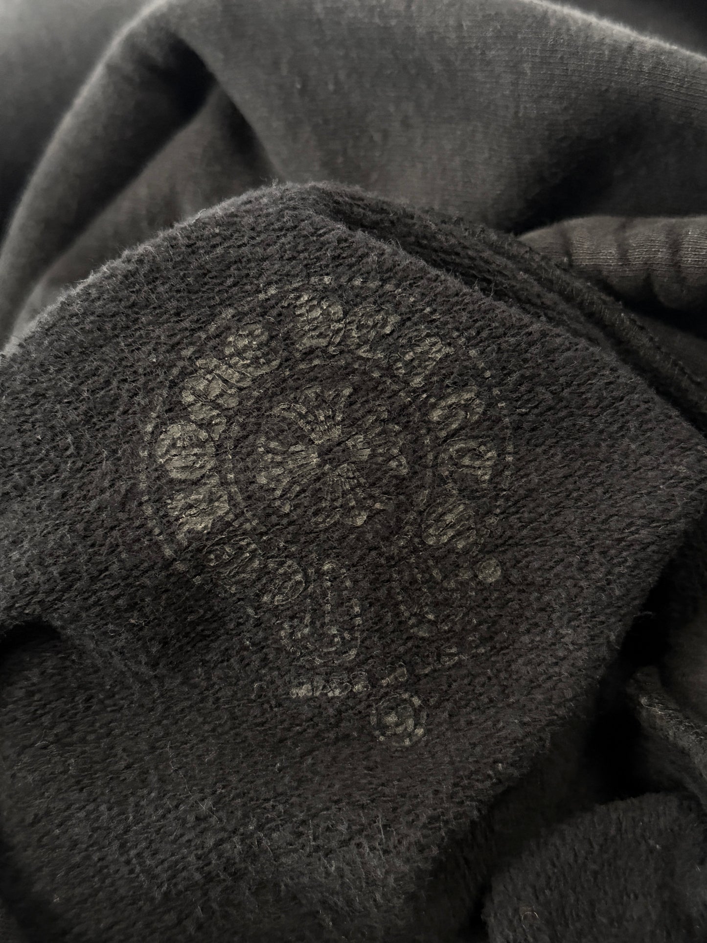 Tire Track Cemetery Cross Spine Hoodie