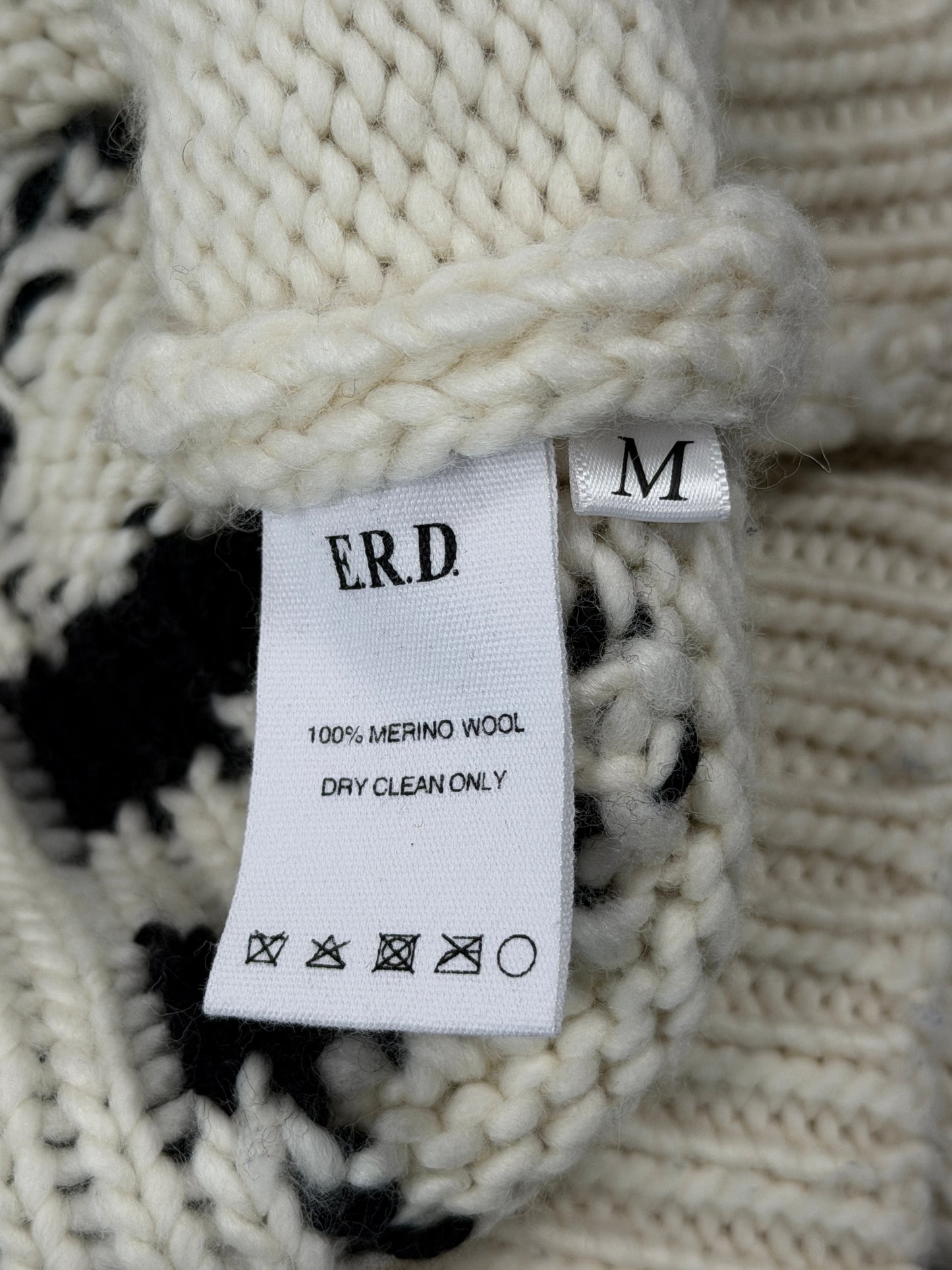 Iron Cross Merino Wool Knit Sweater