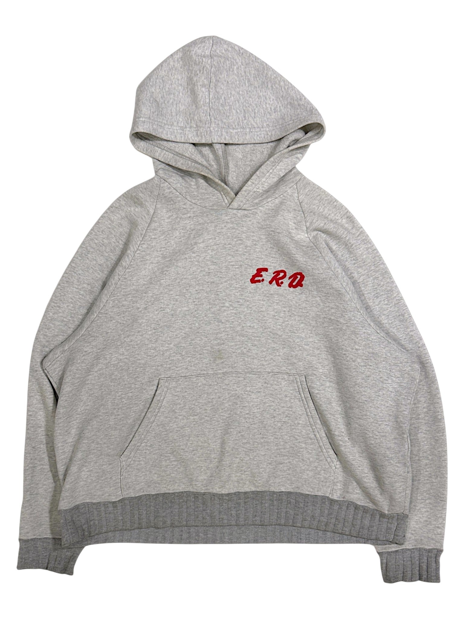ERD DARE Hoodie back panel Henri Alexander Levi hand drawn JFK I want to die just like JFK inscription archive 1 of 5
