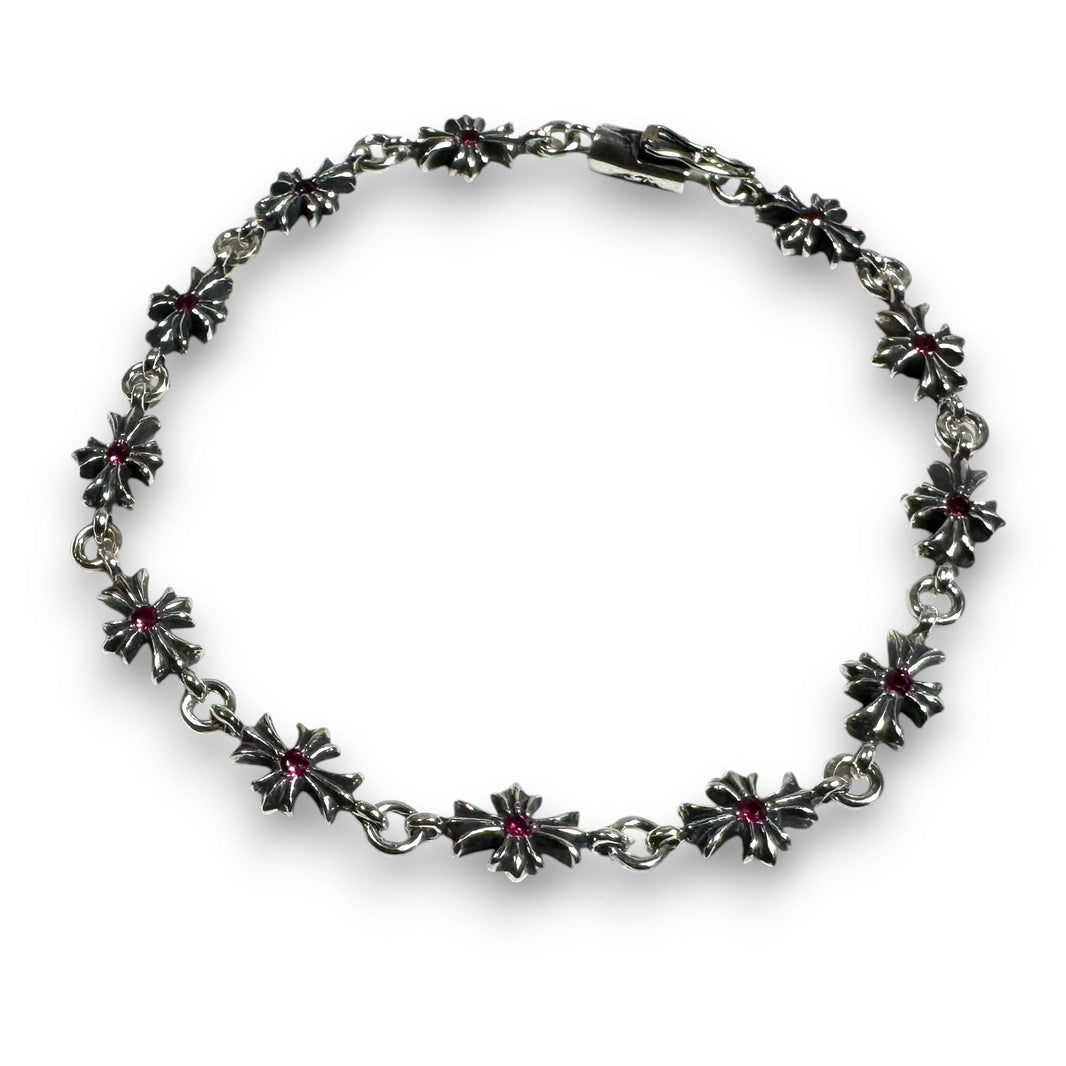 Chrome Hearts Pink Sapphire Tiny E Bracelet Archival