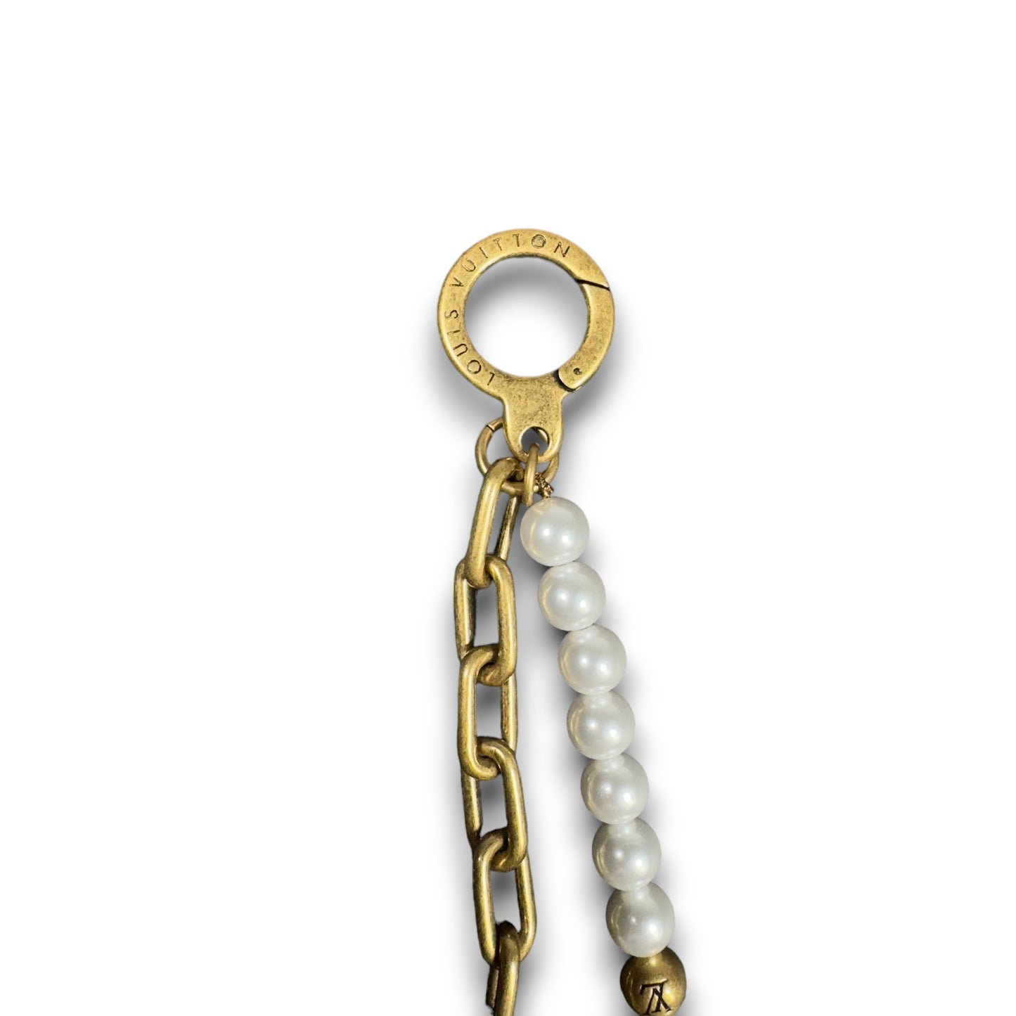 Runway LV Lovers Pearl Wallet Chain / Bag Charm